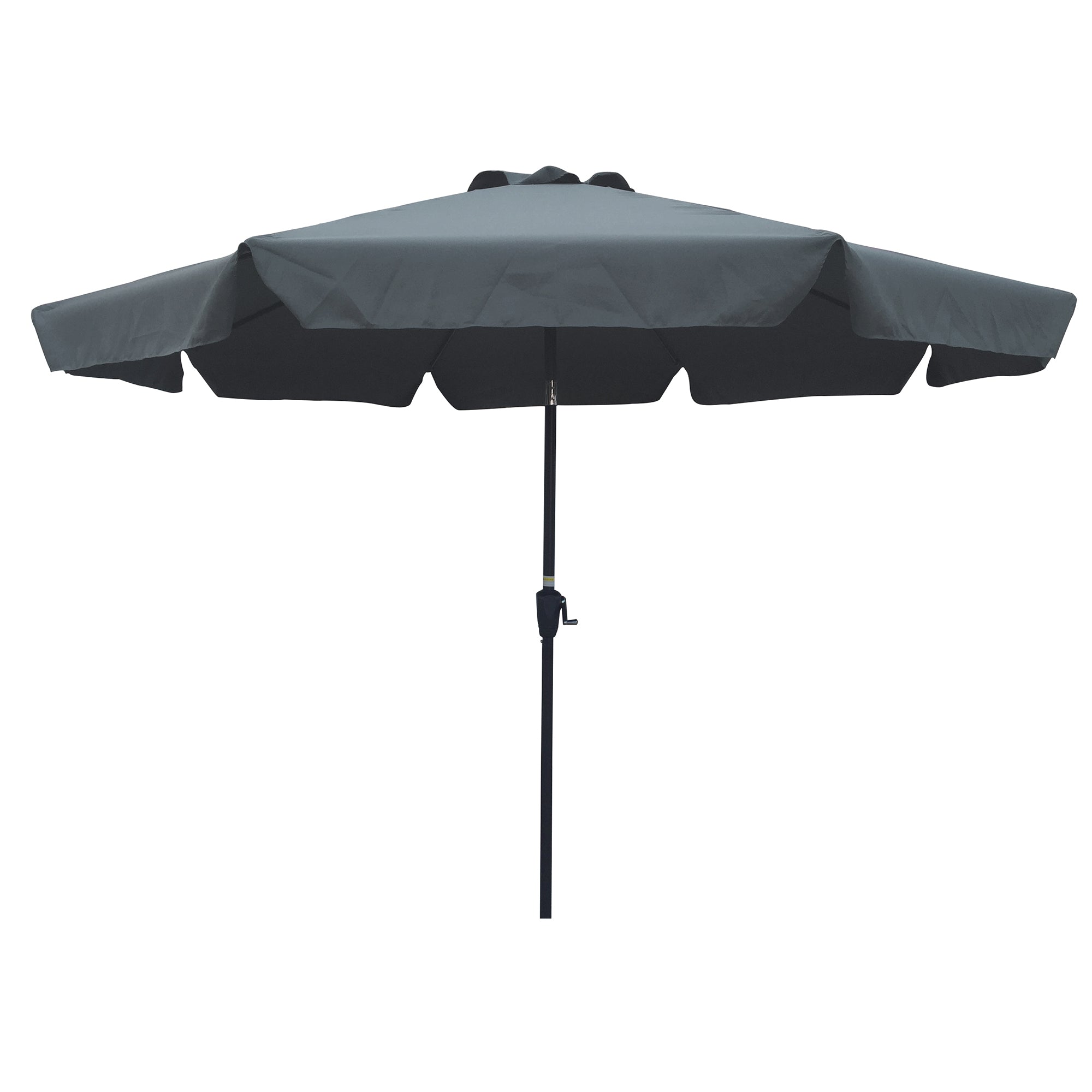 10 ft. Outdoor Patio Umbrella with 8pcs ribs and crank with Push Button Tilt