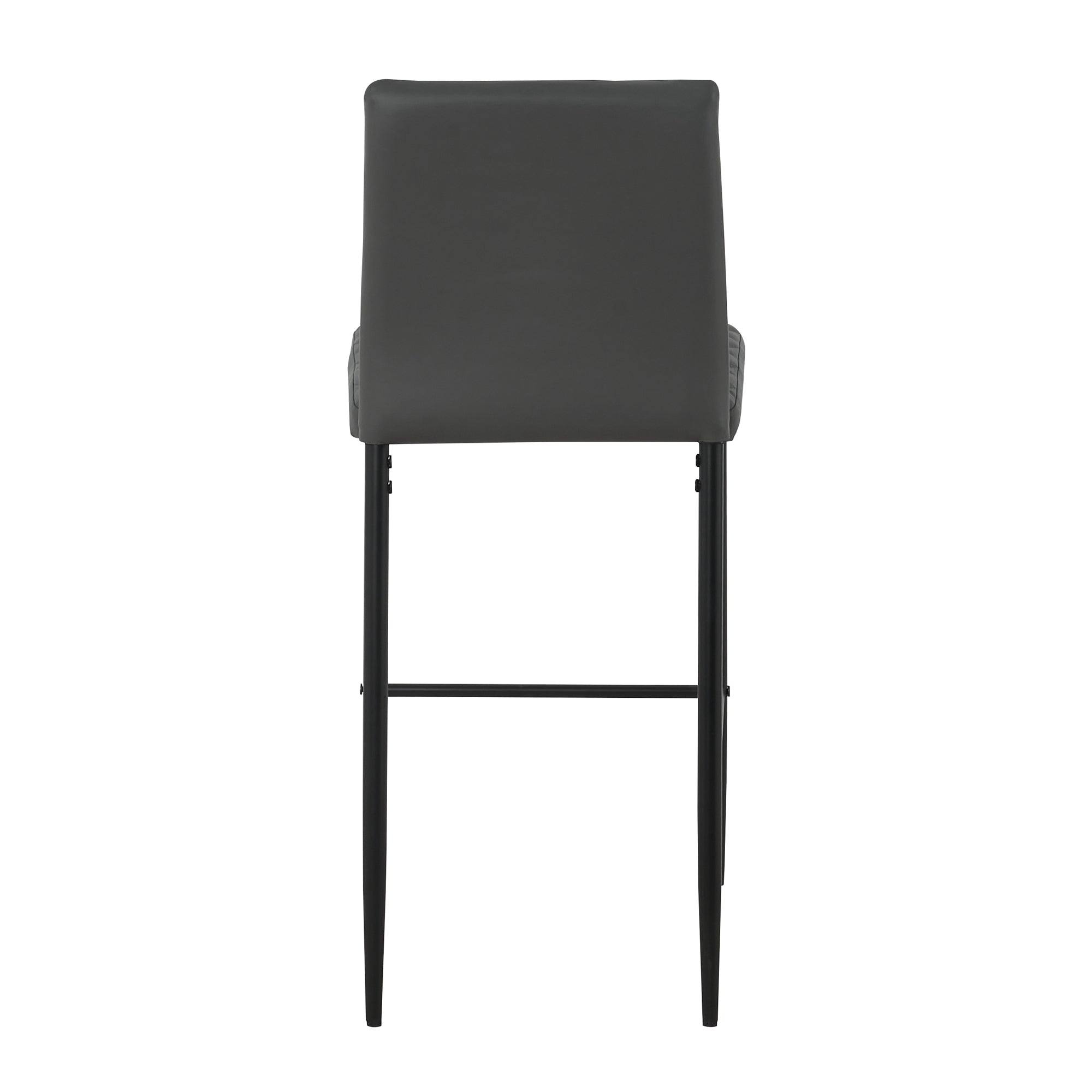 Unique PU 2 Bar Chair with Metal Legs for Dining,Kitchen and Bar