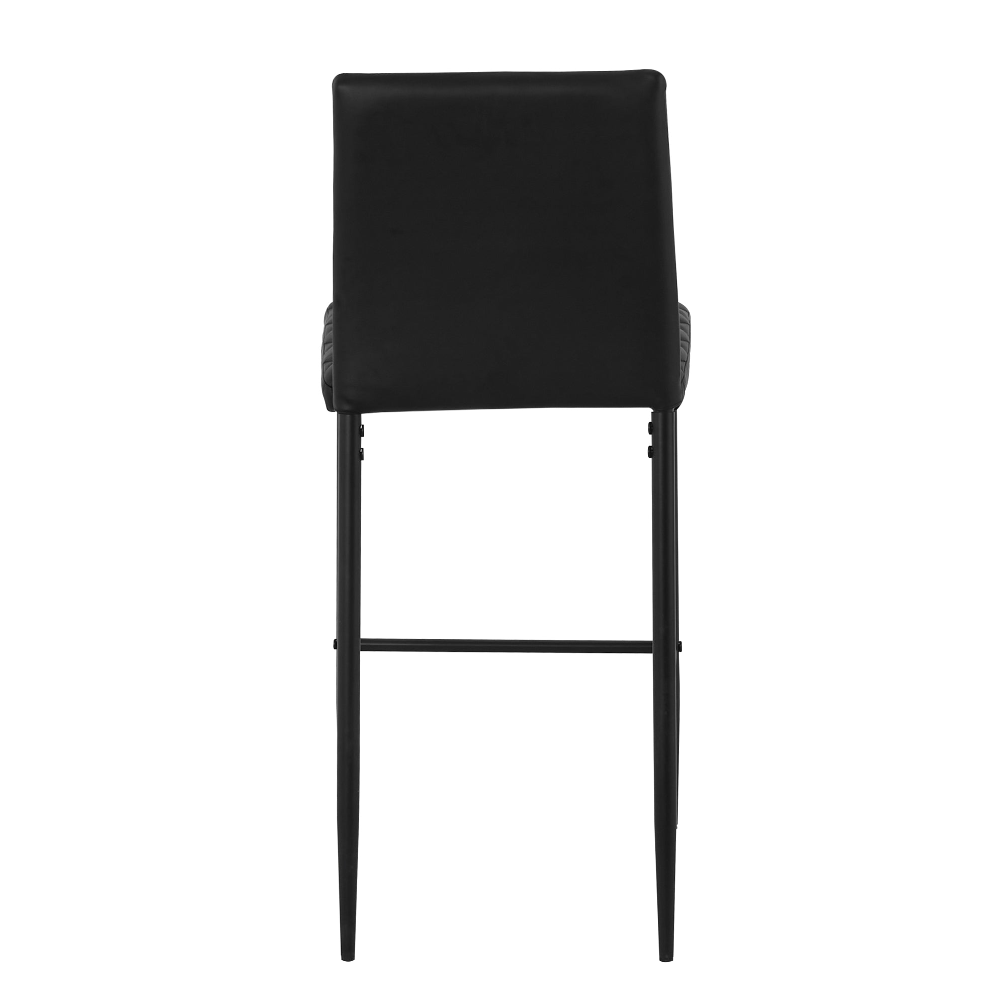 Unique PU 2 Bar Chair with Metal Legs for Dining,Kitchen and Bar