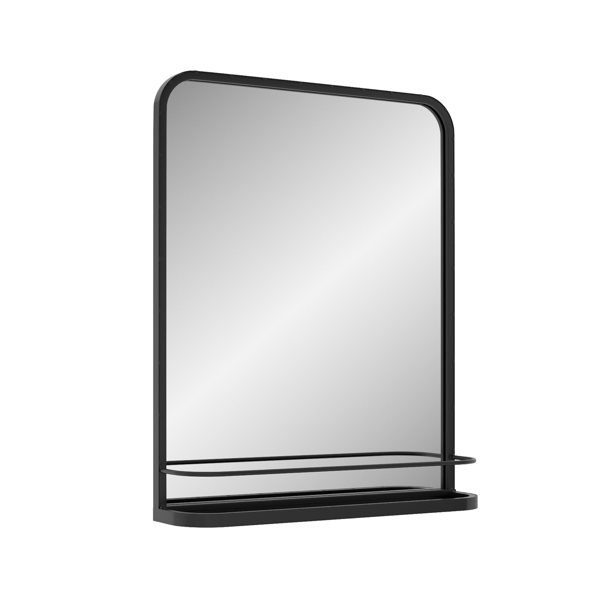 Rectangular Framed Wall Mounted Bathroom Vanity Mirror