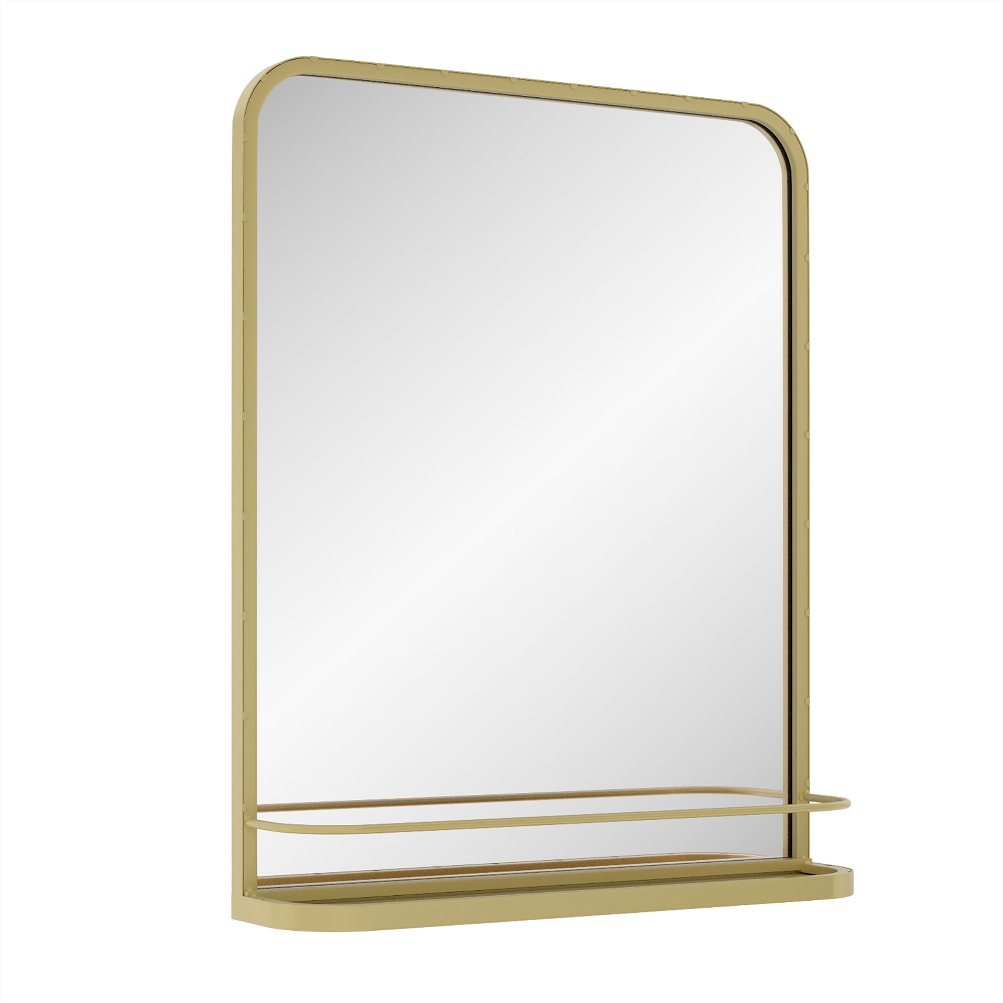 Rectangular Framed Wall Mounted Bathroom Vanity Mirror