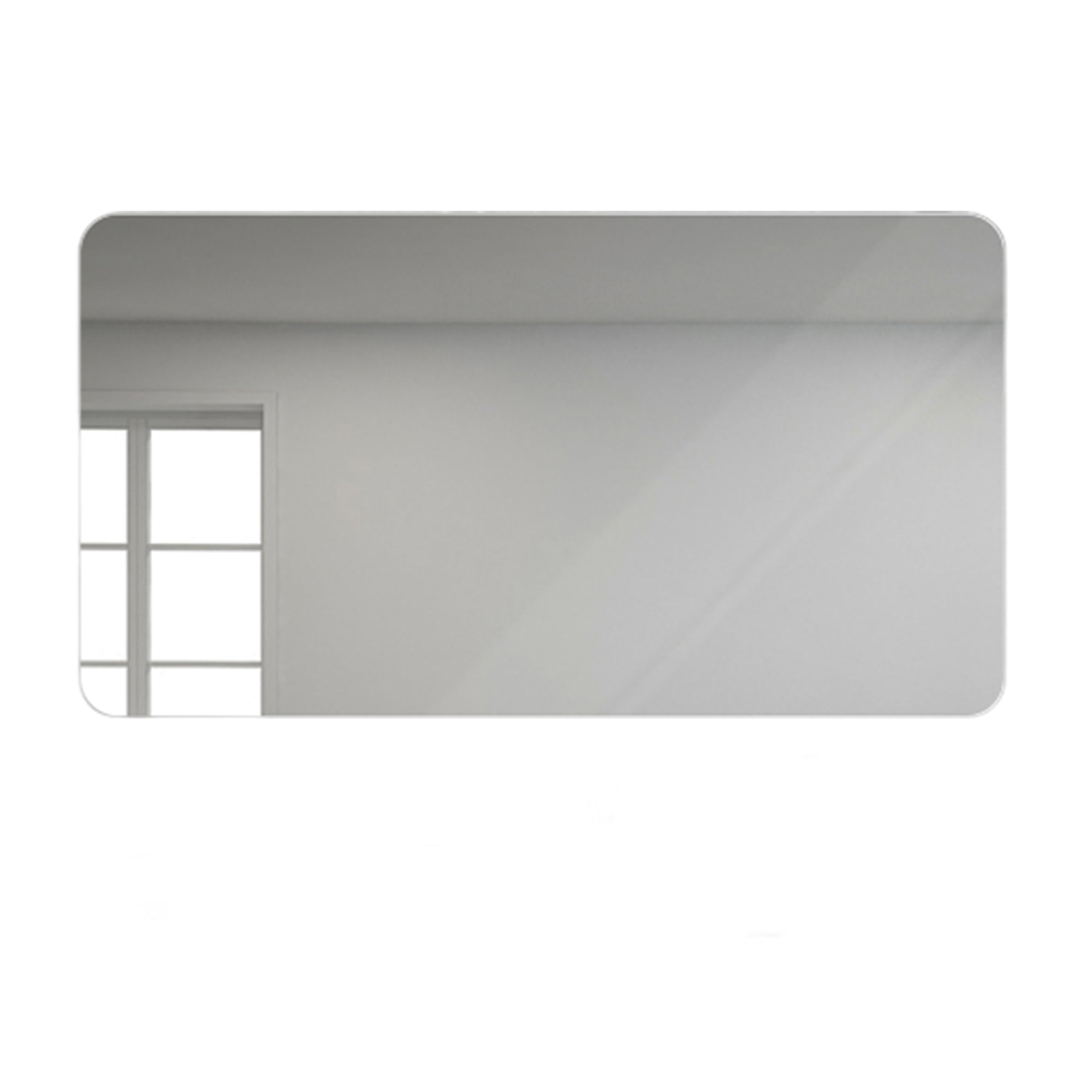 39 inches Rectangular Frameless Wall Mounted Bathroom Vanity Mirror