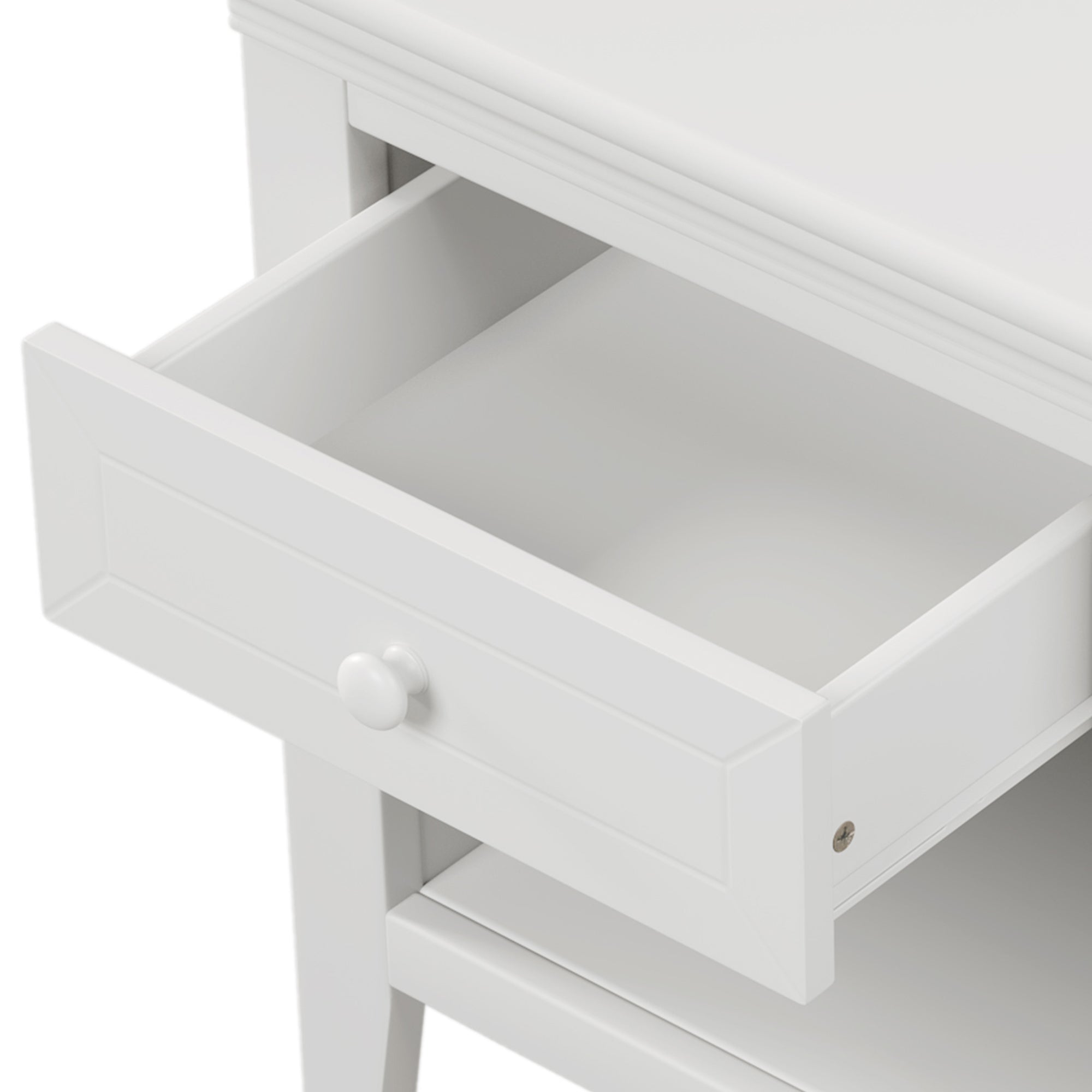 3-Drawer Solid Wood Nightstand in Natural/ Coffee
