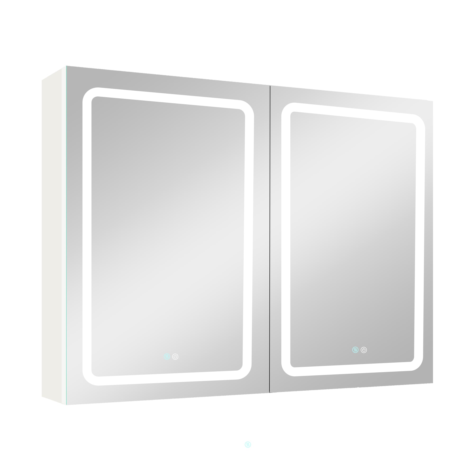 20 in.W x 30 in. H Aluminum Surface Mounted Medicine Cabinet with Doors and Mirrors