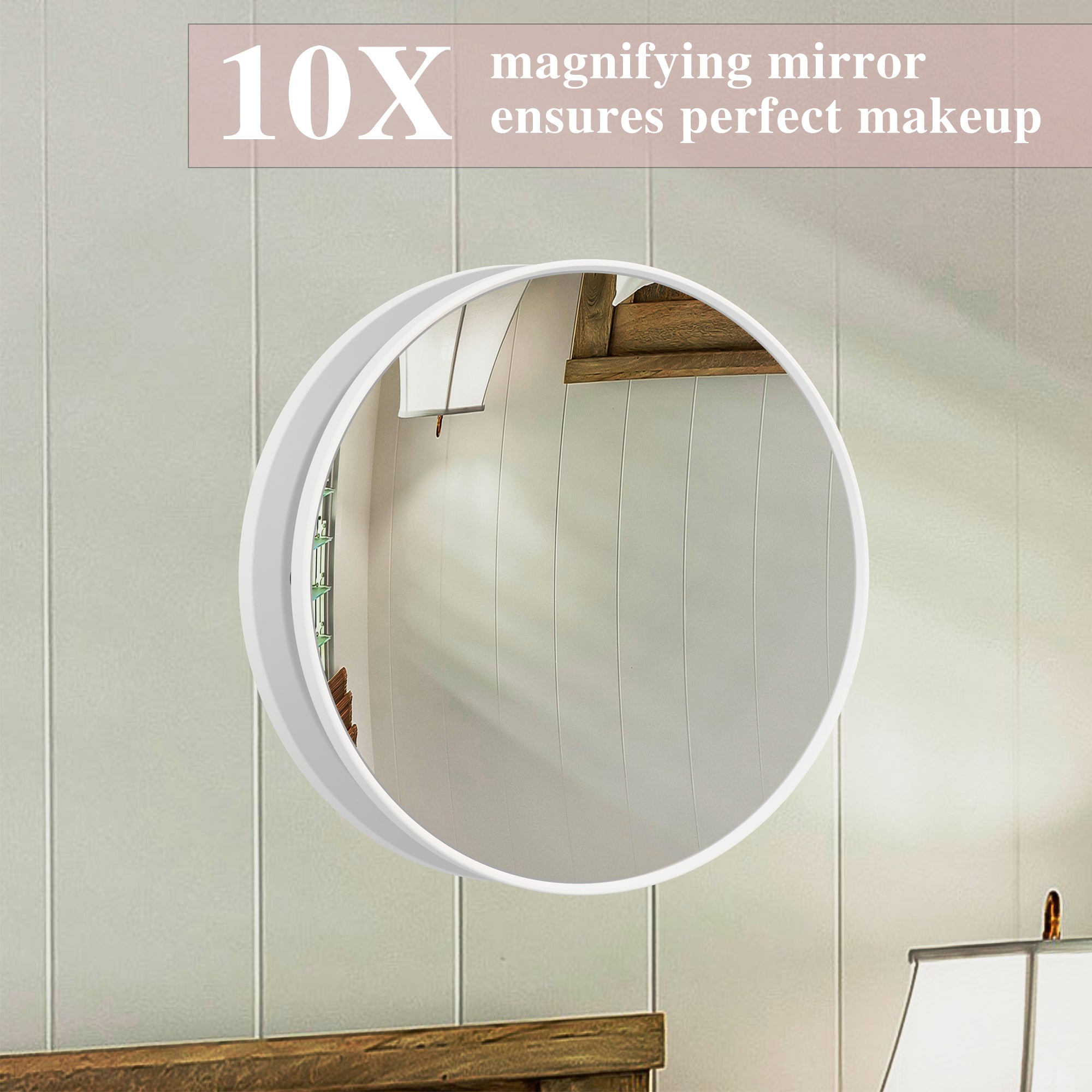 40 inch Rectangular Framed Wall Mounted LED Bathroom Vanity Mirror with Bulbs