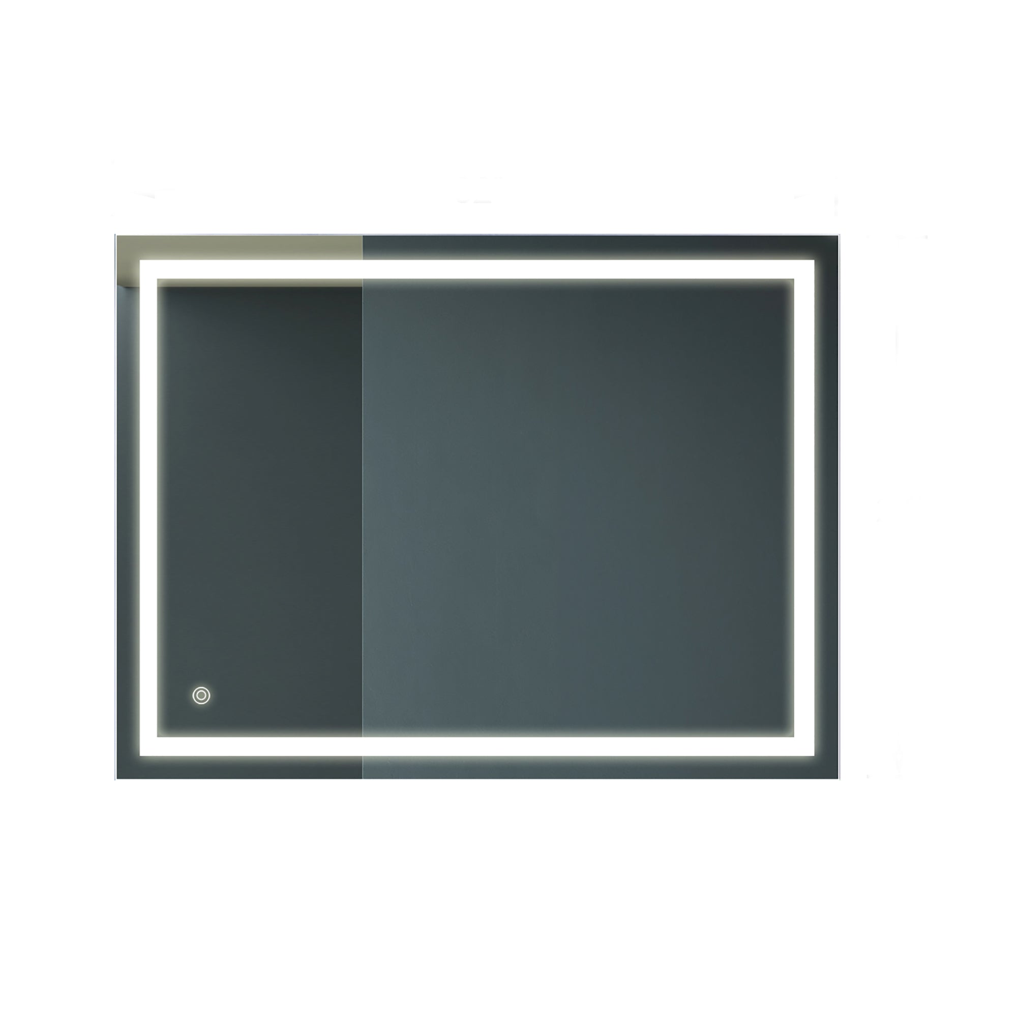 Rectangular Frameless Anti-Fog Wall Mounted LED Bathroom Vanity Mirror