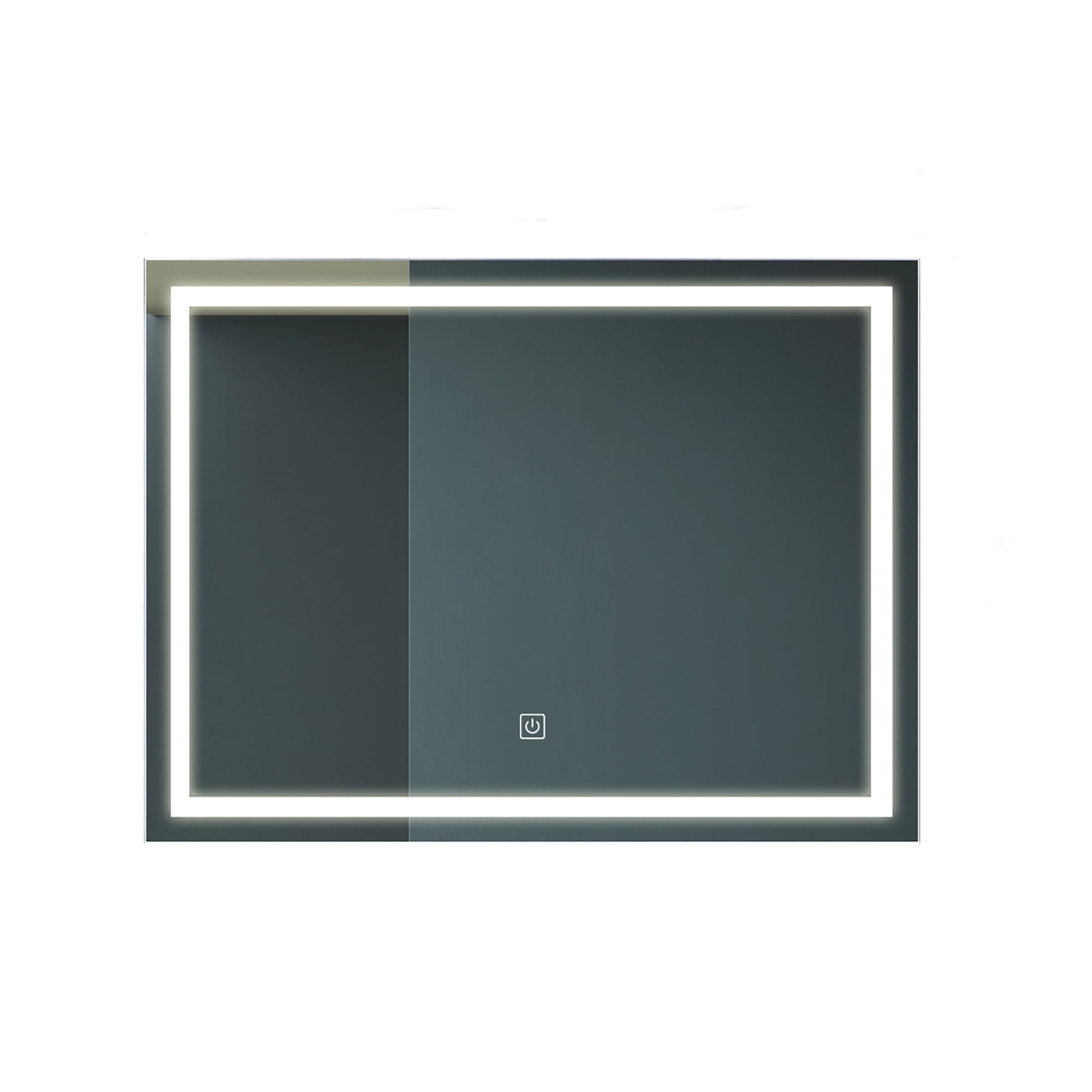 Rectangular Frameless Anti-Fog Wall Mounted LED Bathroom Vanity Mirror