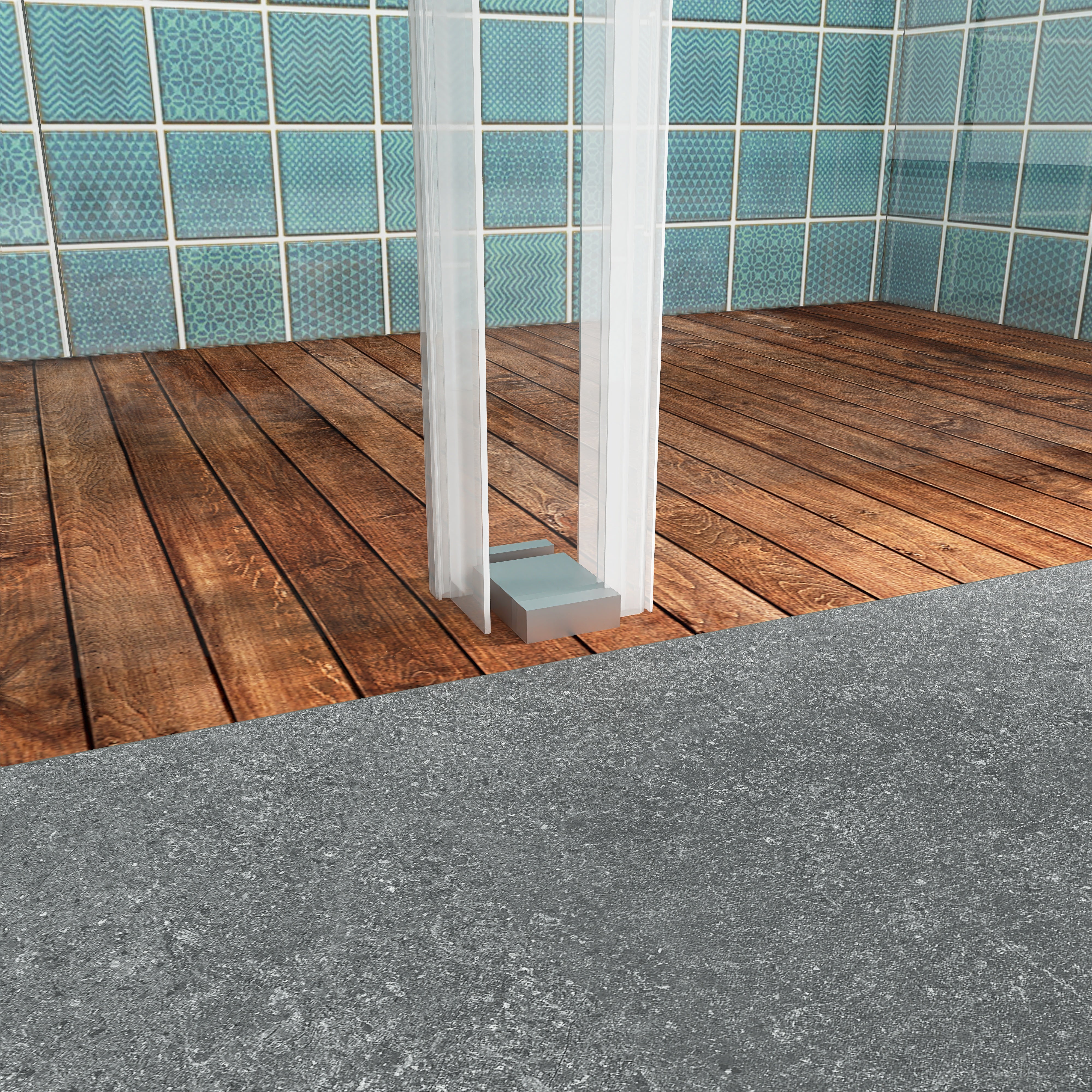 48/60/72 in. W Sliding Frameless Shower Door in Chrome with Tempered glass