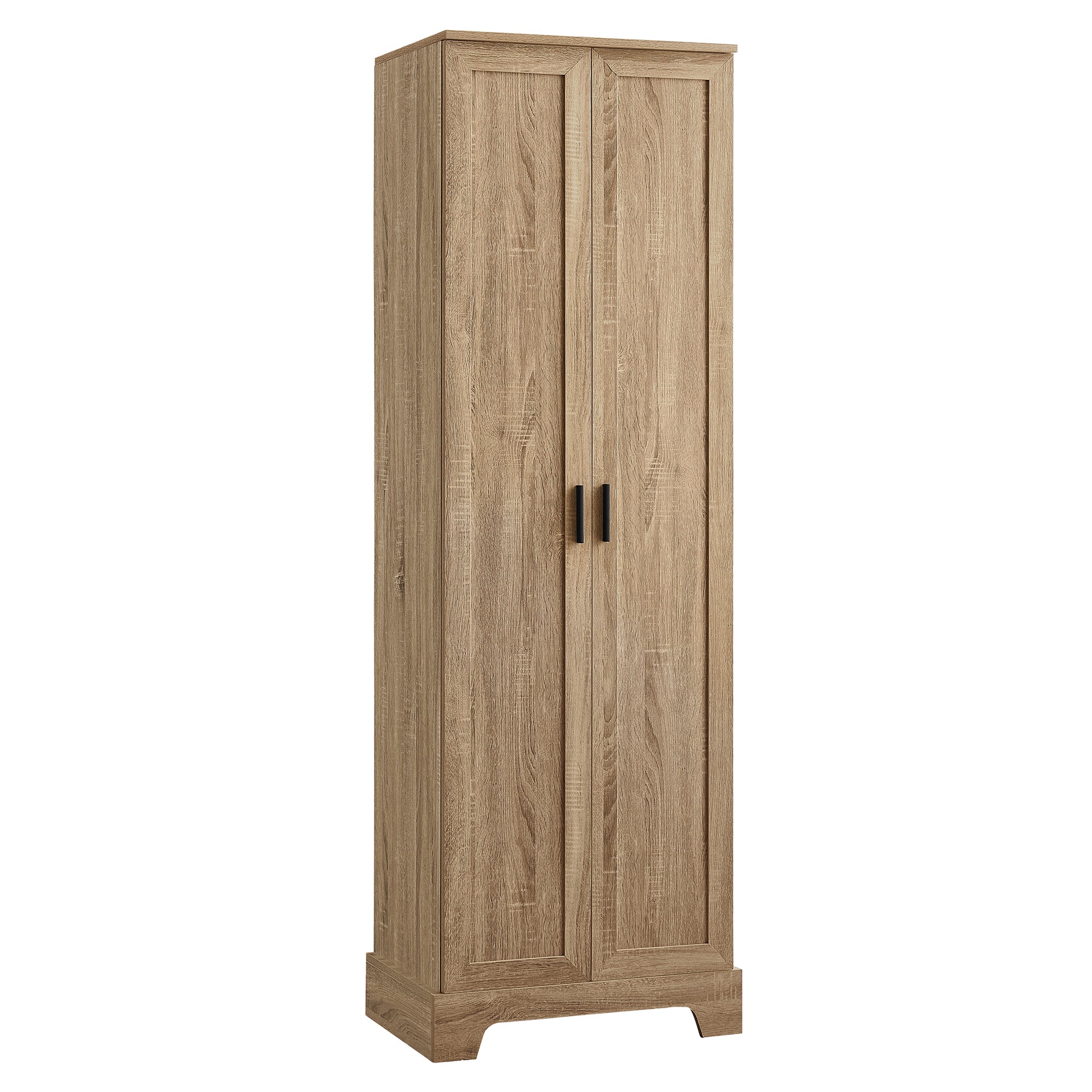 23 in. W x 71 in. H MDF Bathroom Storage Cabinet with Two Doors