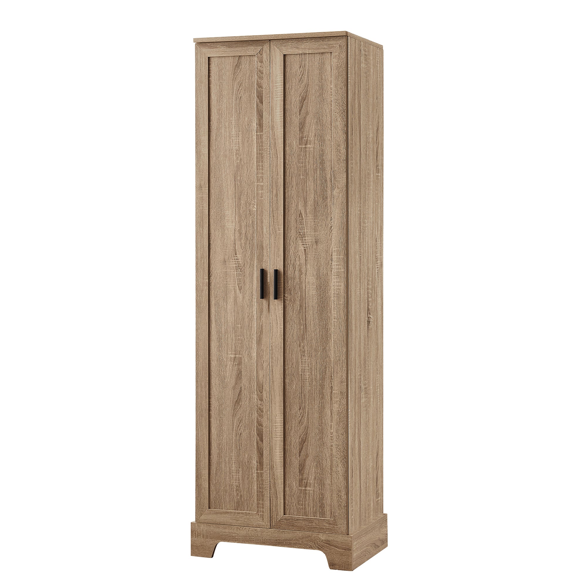 23 in. W x 71 in. H MDF Bathroom Storage Cabinet with Two Doors