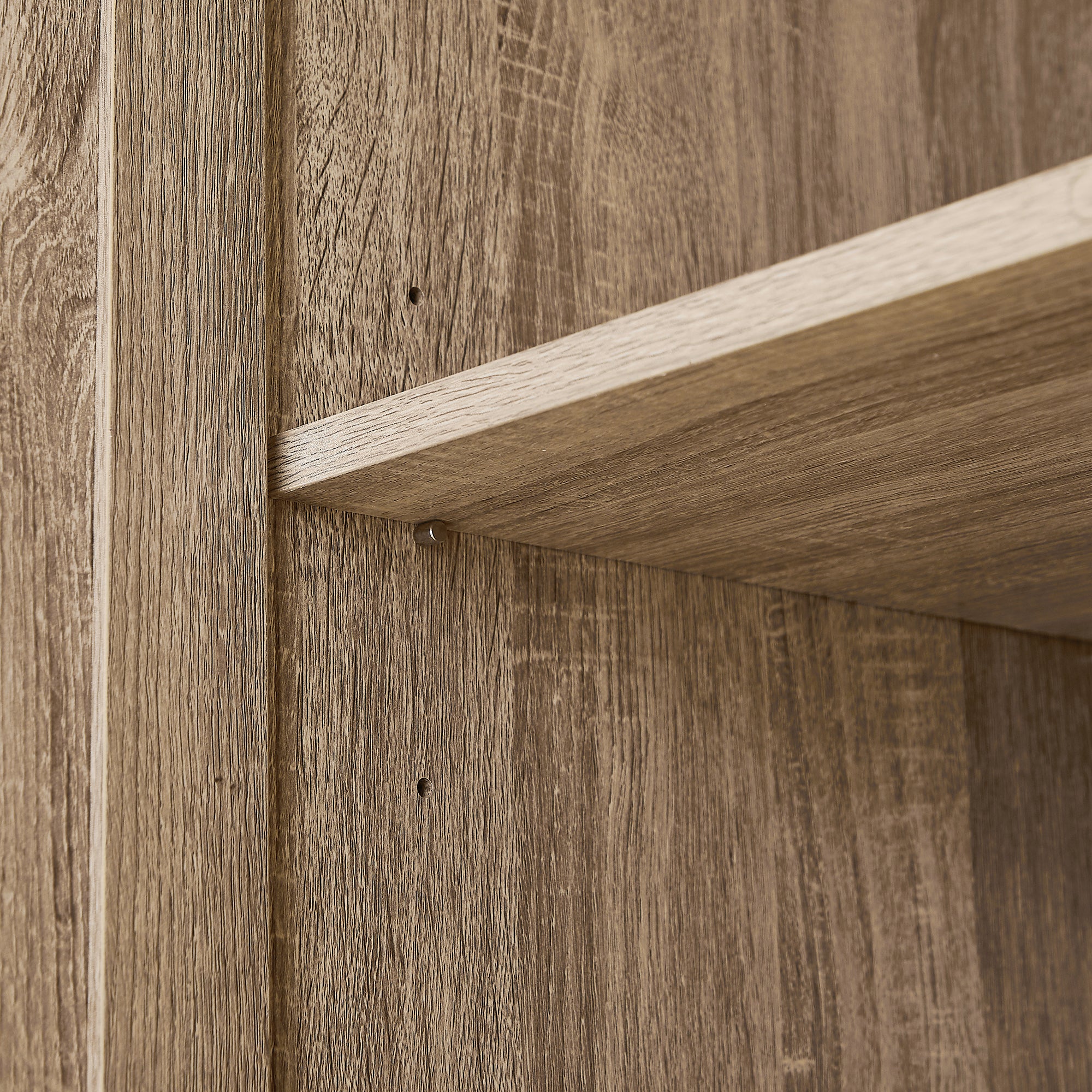 23 in. W x 71 in. H MDF Bathroom Storage Cabinet with Two Doors