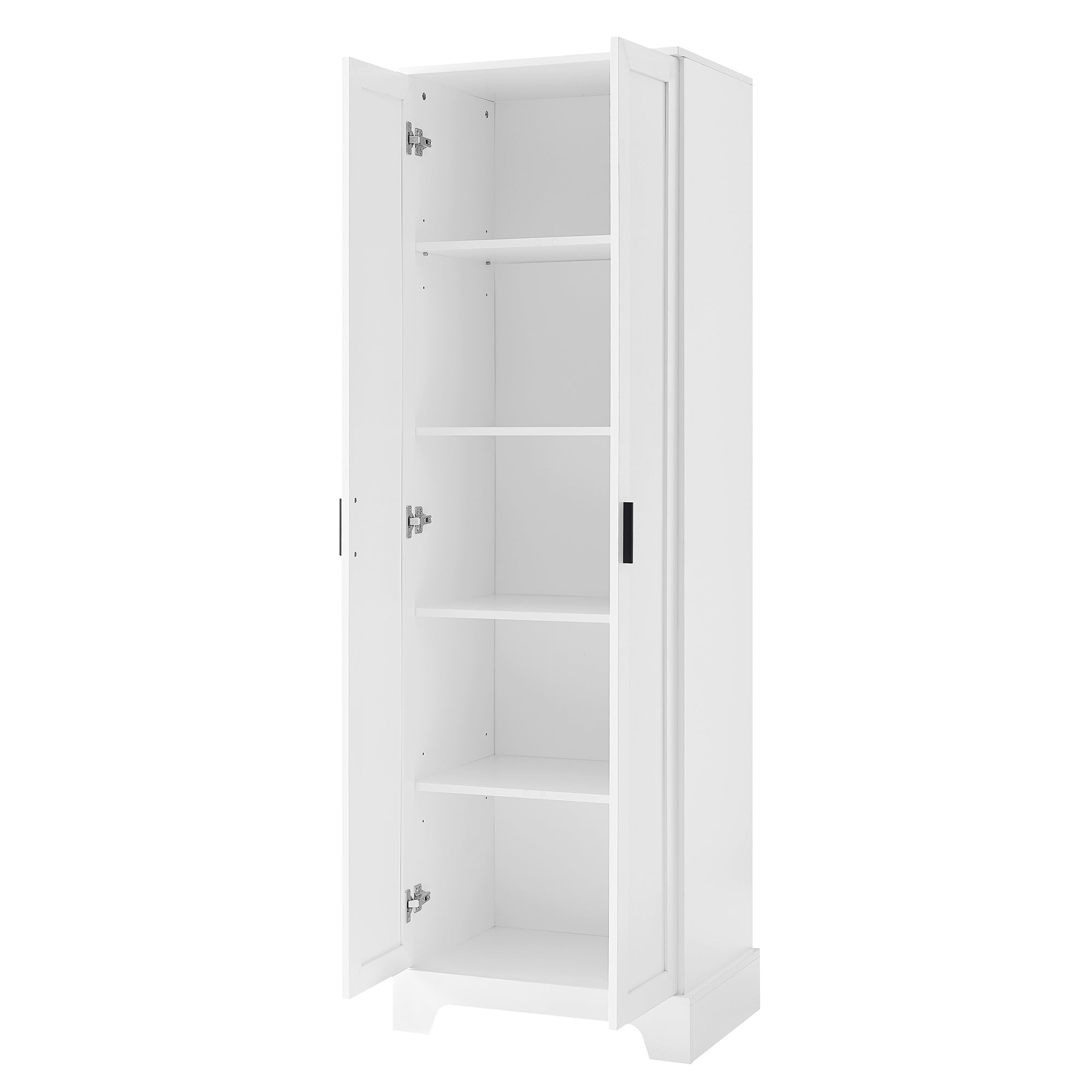 23 in. W x 71 in. H MDF Bathroom Storage Cabinet with Two Doors