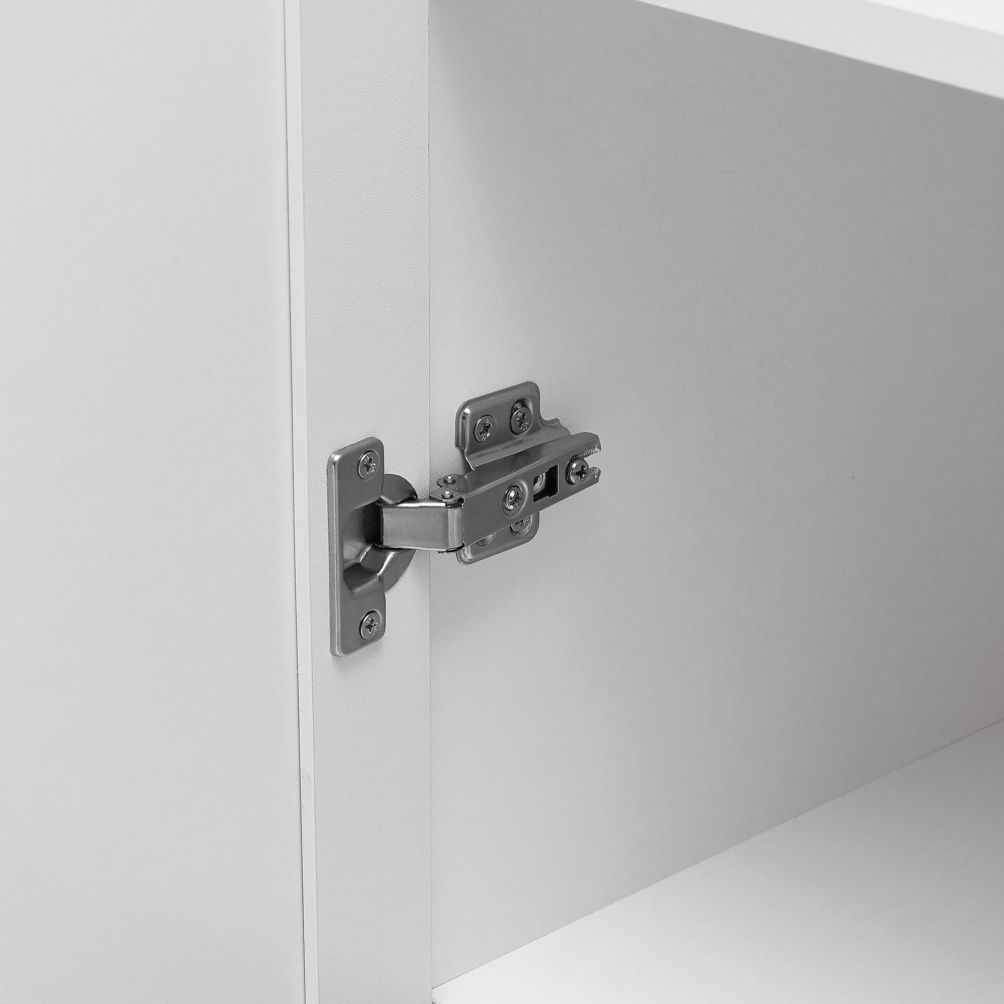 23 in. W x 71 in. H MDF Bathroom Storage Cabinet with Two Doors