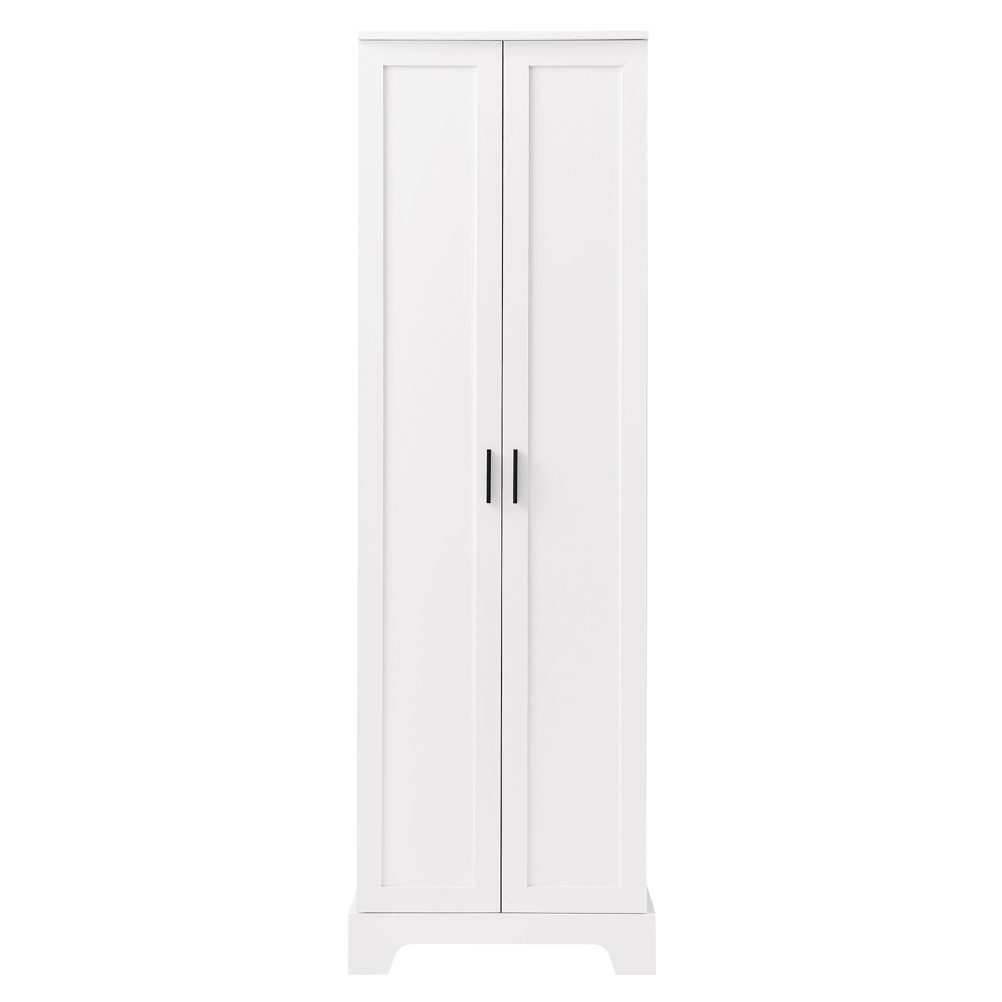 23 in. W x 71 in. H MDF Bathroom Storage Cabinet with Two Doors