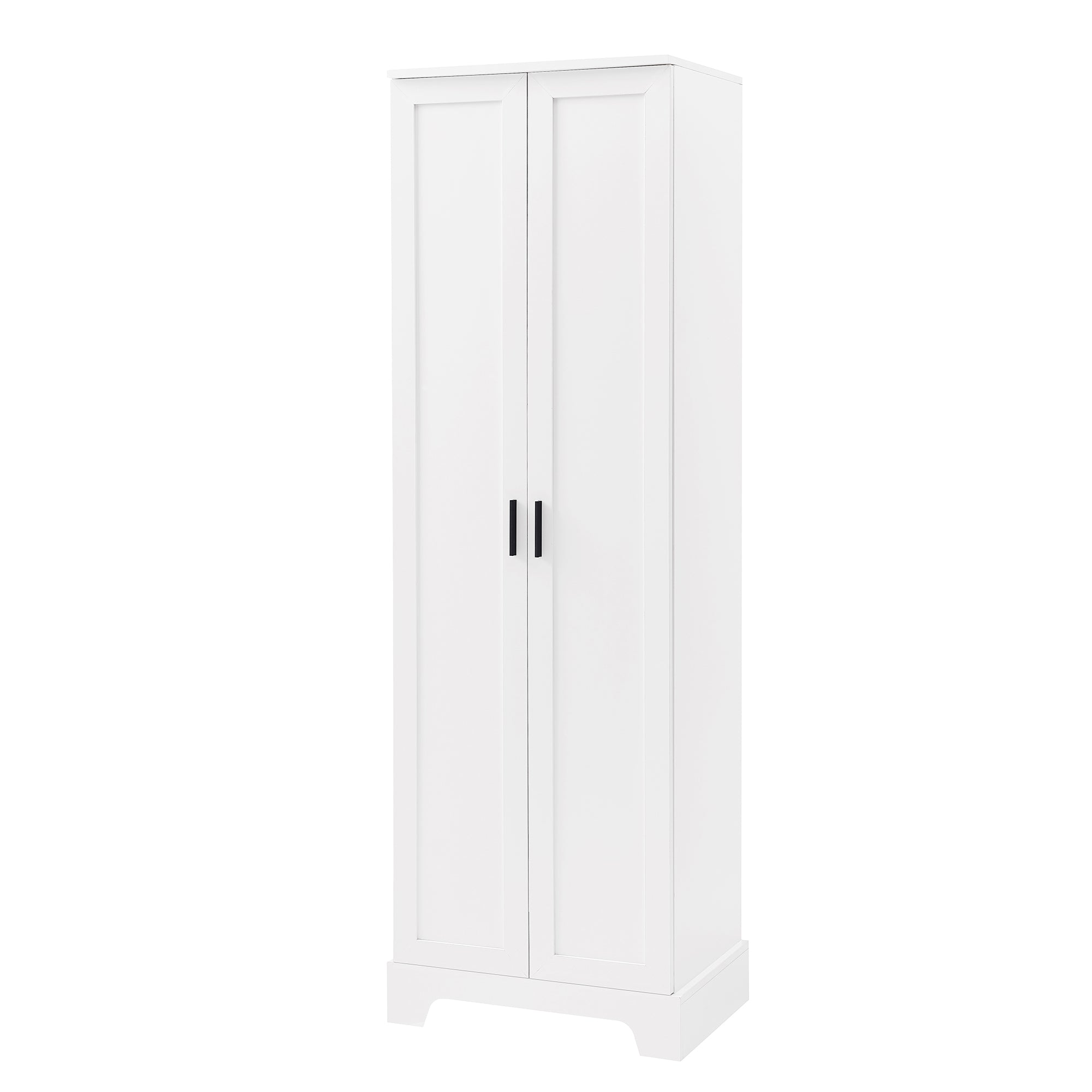 23 in. W x 71 in. H MDF Bathroom Storage Cabinet with Two Doors