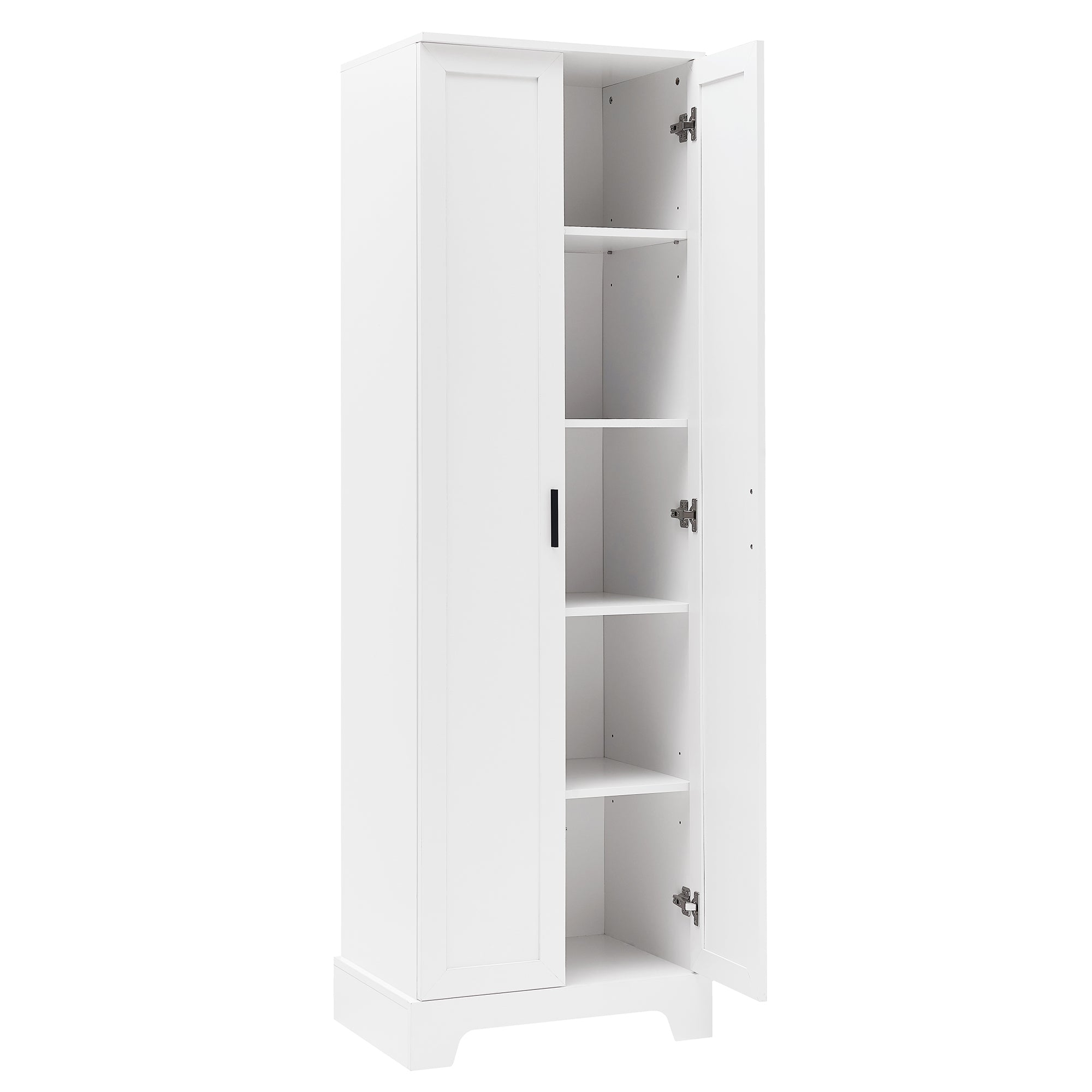 23 in. W x 71 in. H MDF Bathroom Storage Cabinet with Two Doors