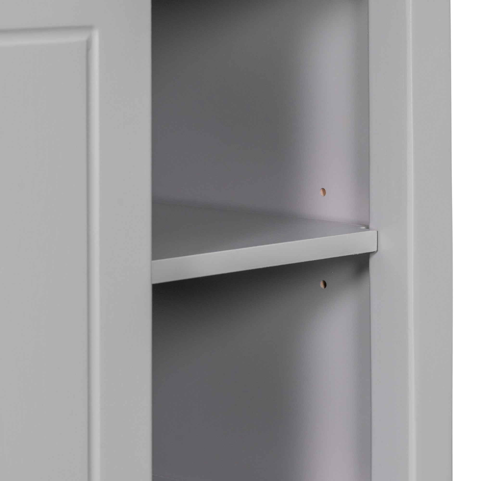 30 inch MDF Freestanding Bathroom Vanity Set with Doors and Drawer and Integrated Ceramic Sink