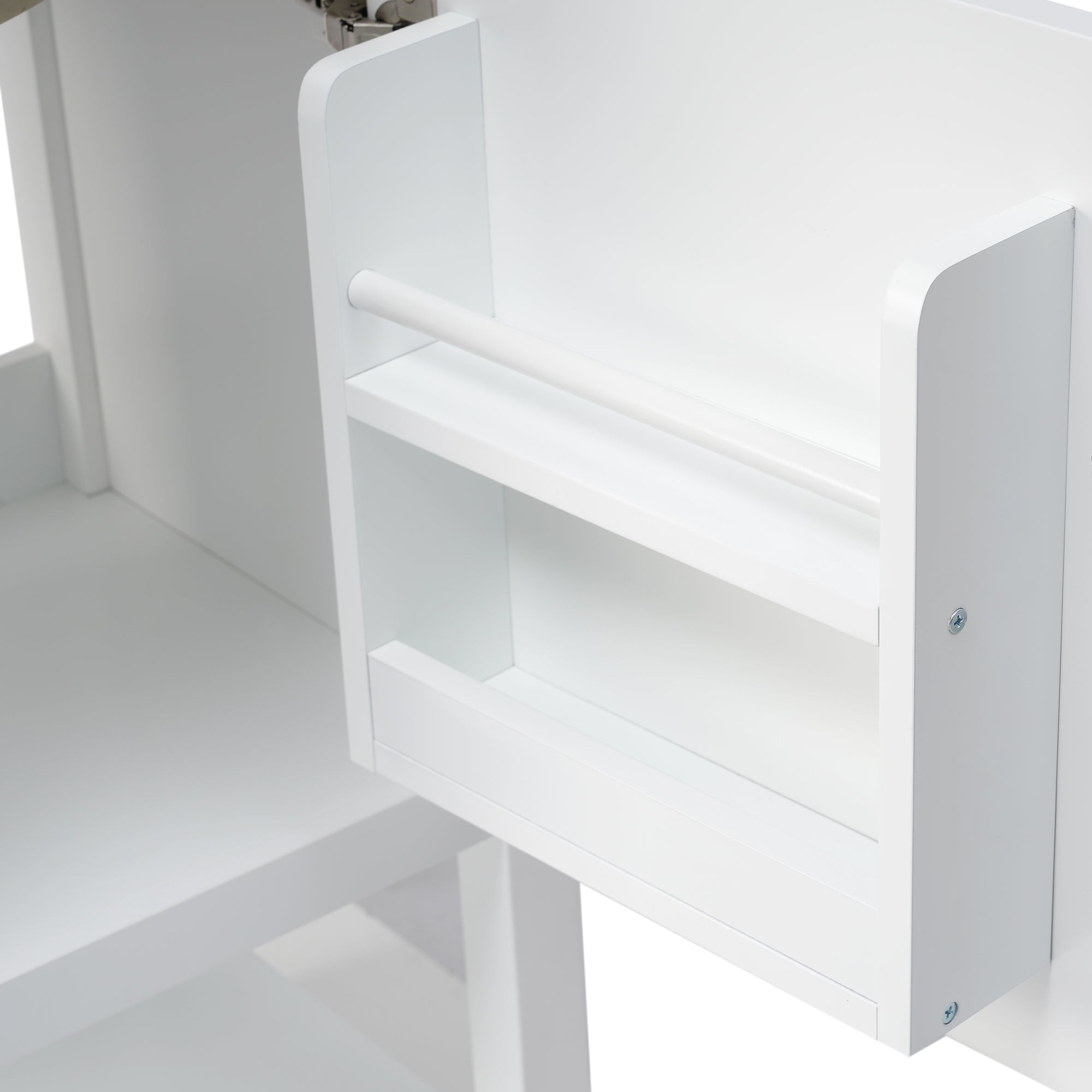 20 in.W x 33.5 in.H Freestanding Bathroom Vanity with Ceramic Basin and Open Shelf