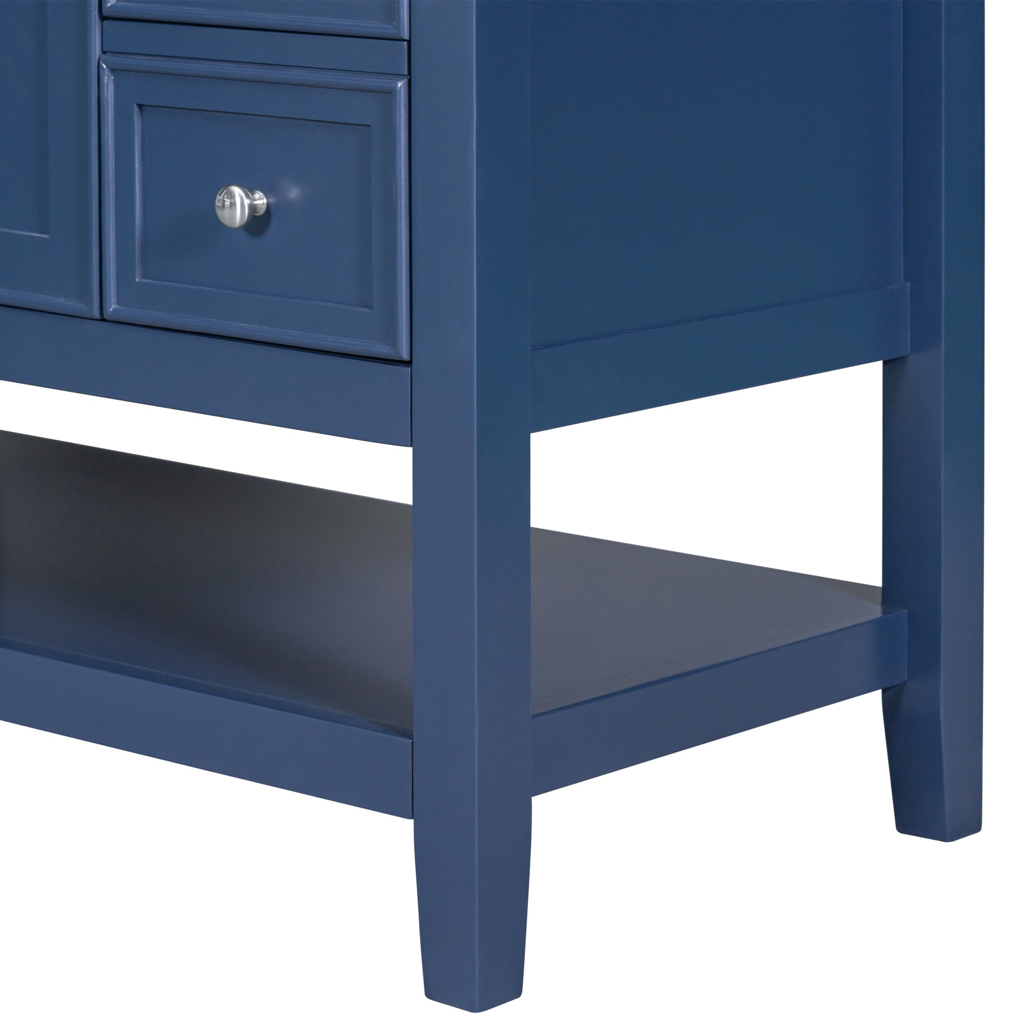 36 in. W x 18 in. D x 33 in. H Freestanding Bath Vanity Cabinet without Top in Blue