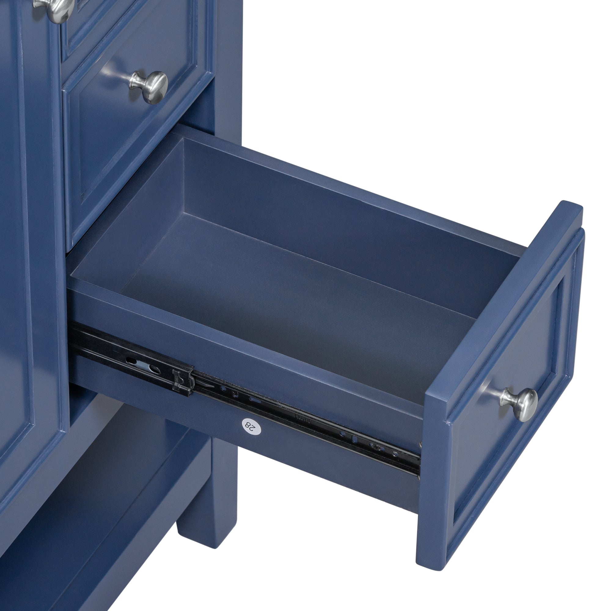 36 in. W x 18 in. D x 33 in. H Freestanding Bath Vanity Cabinet without Top in Blue