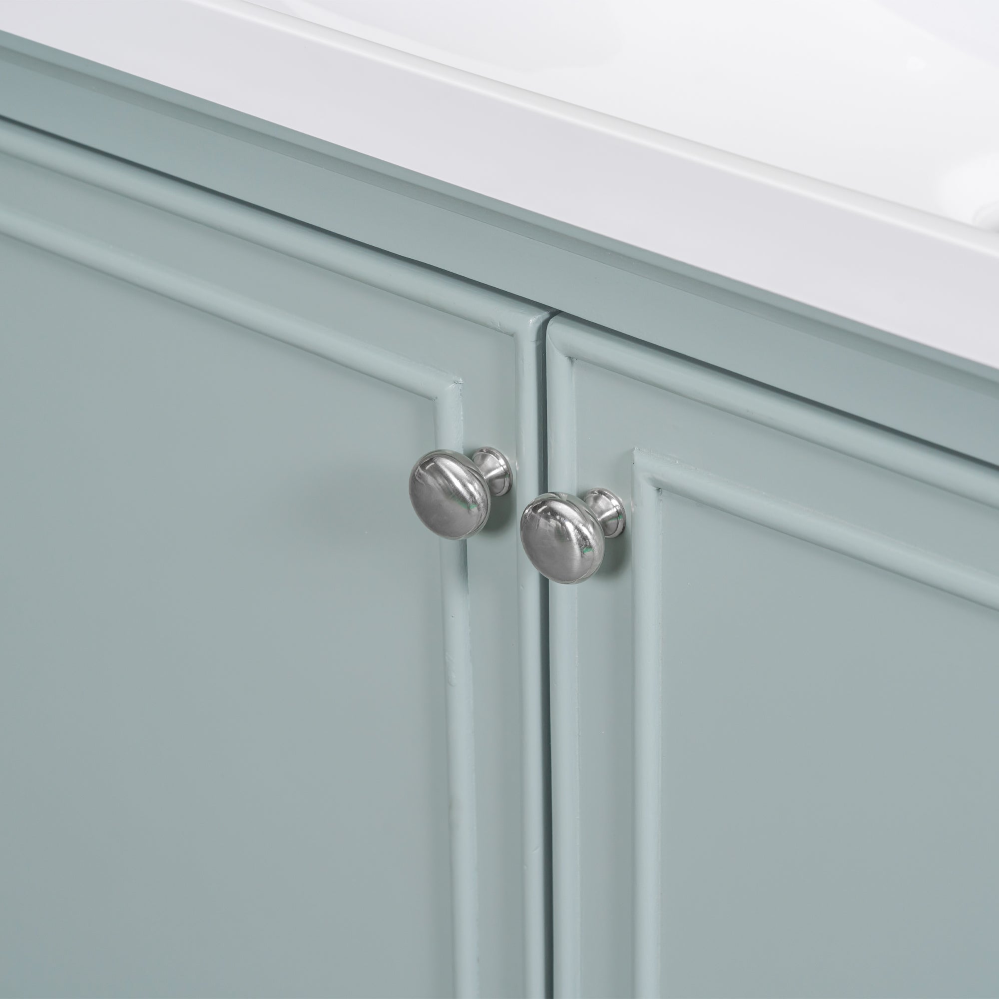 30 in. Freestanding Bath Vanity Cabinet without Top in Green