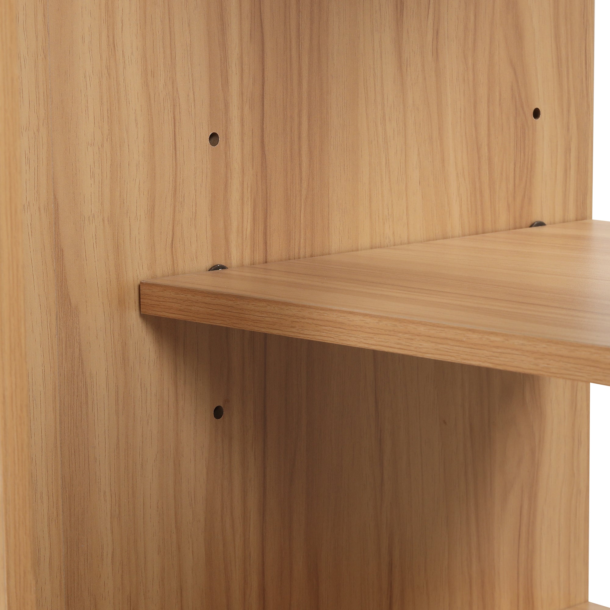 30 inch Freestanding Bathroom Vanity Set in Natural with Integrated Ceramic Sink