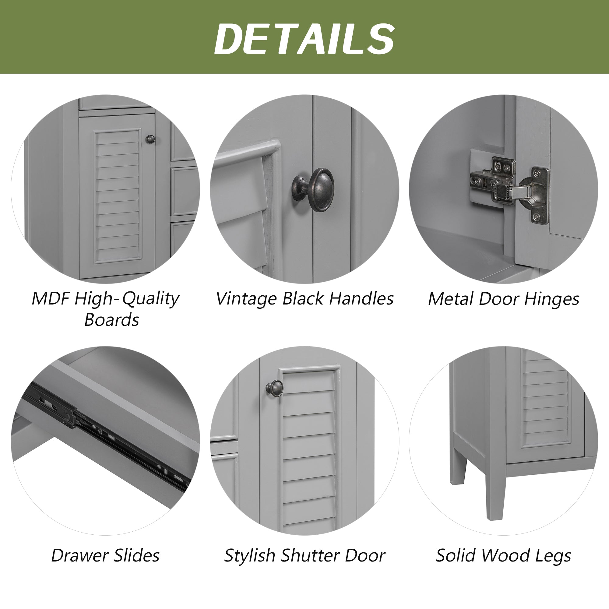 36 in. W x 18 in. D Bathroom Vanity with White Ceramic Sink