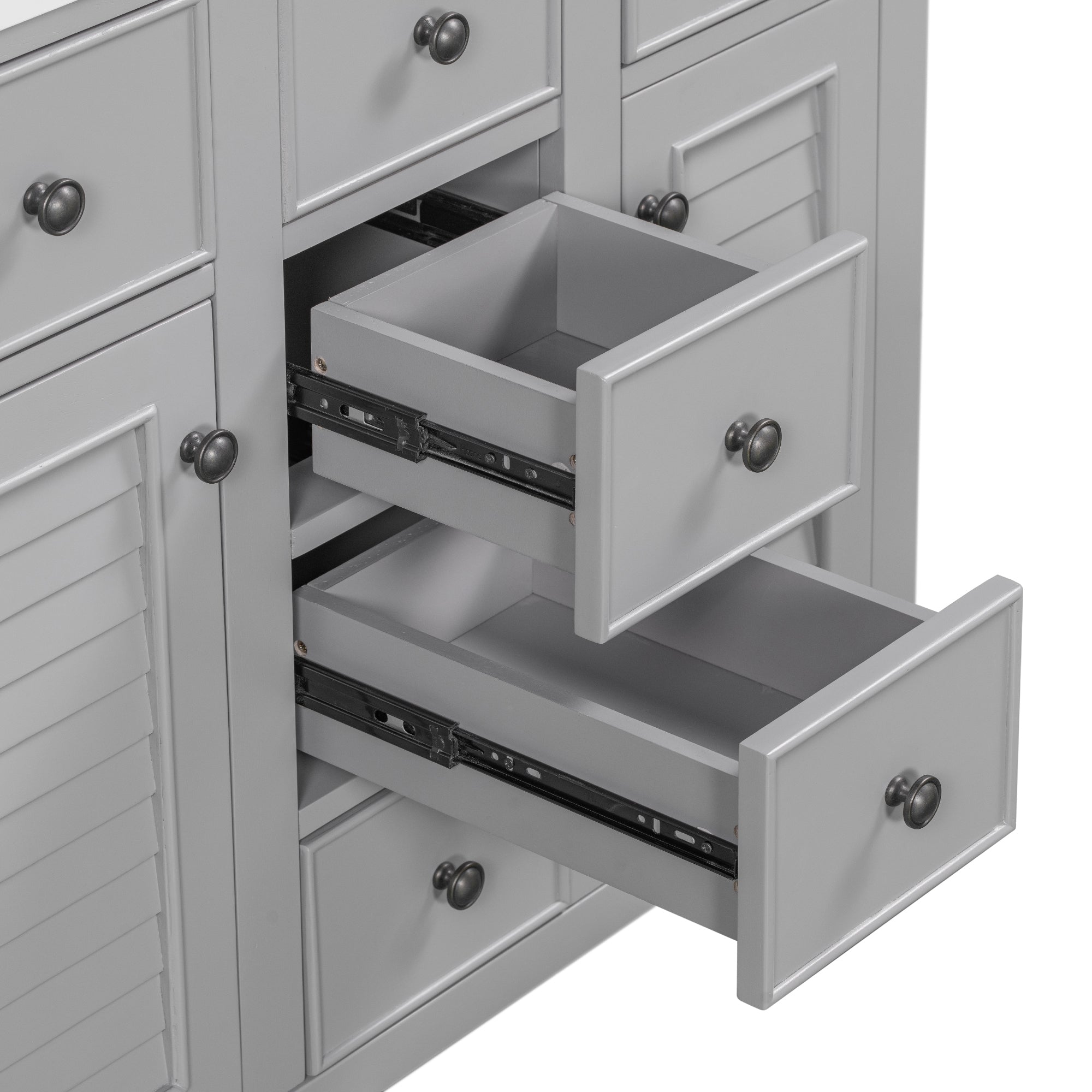 36 in. W x 18 in. D Bathroom Vanity with White Ceramic Sink