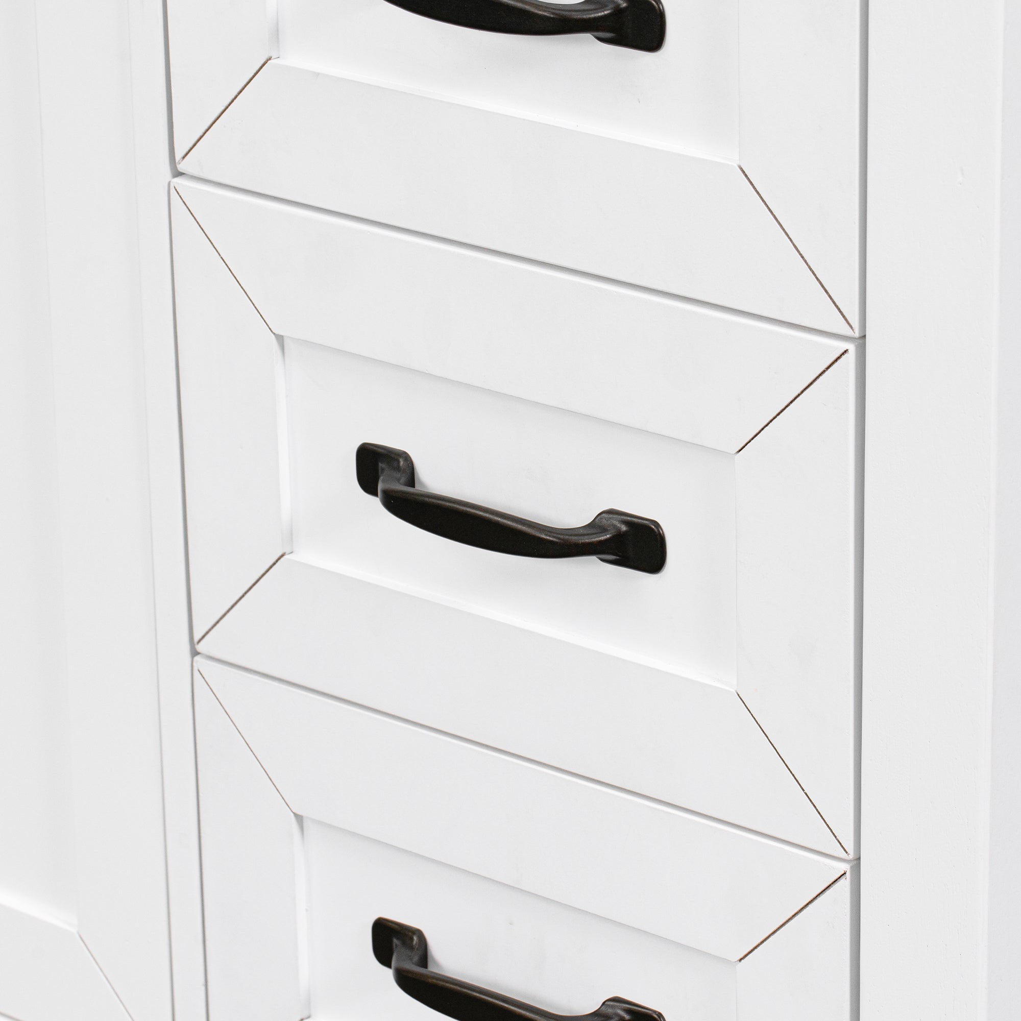 36 in.W MDF Freestanding Bathroom Vanity Set with Integrated Sink, Drawers and Doors
