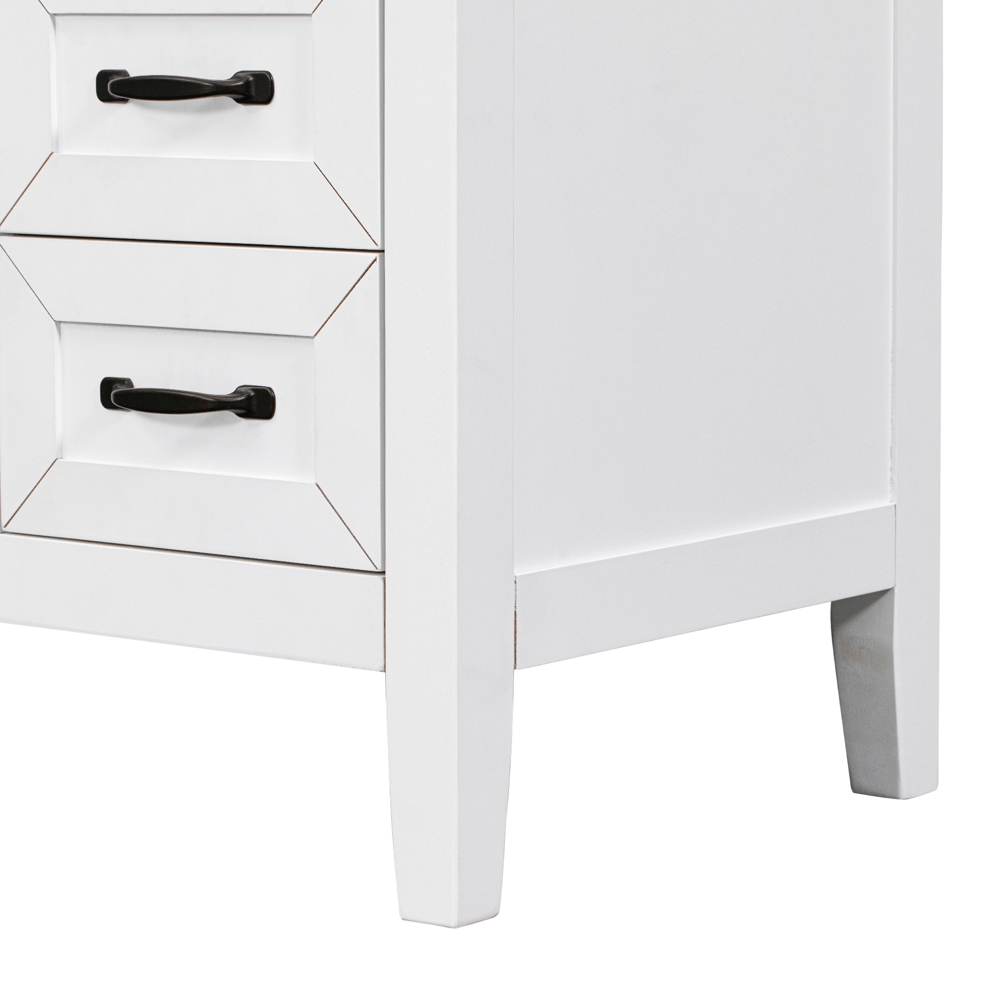 36 in.W MDF Freestanding Bathroom Vanity Set with Integrated Sink, Drawers and Doors