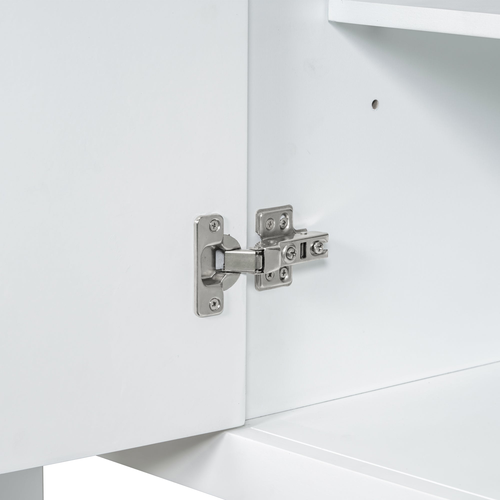 36 Inch Freestanding Bathroom Vanity Set with Drawers and Ceramic Sink