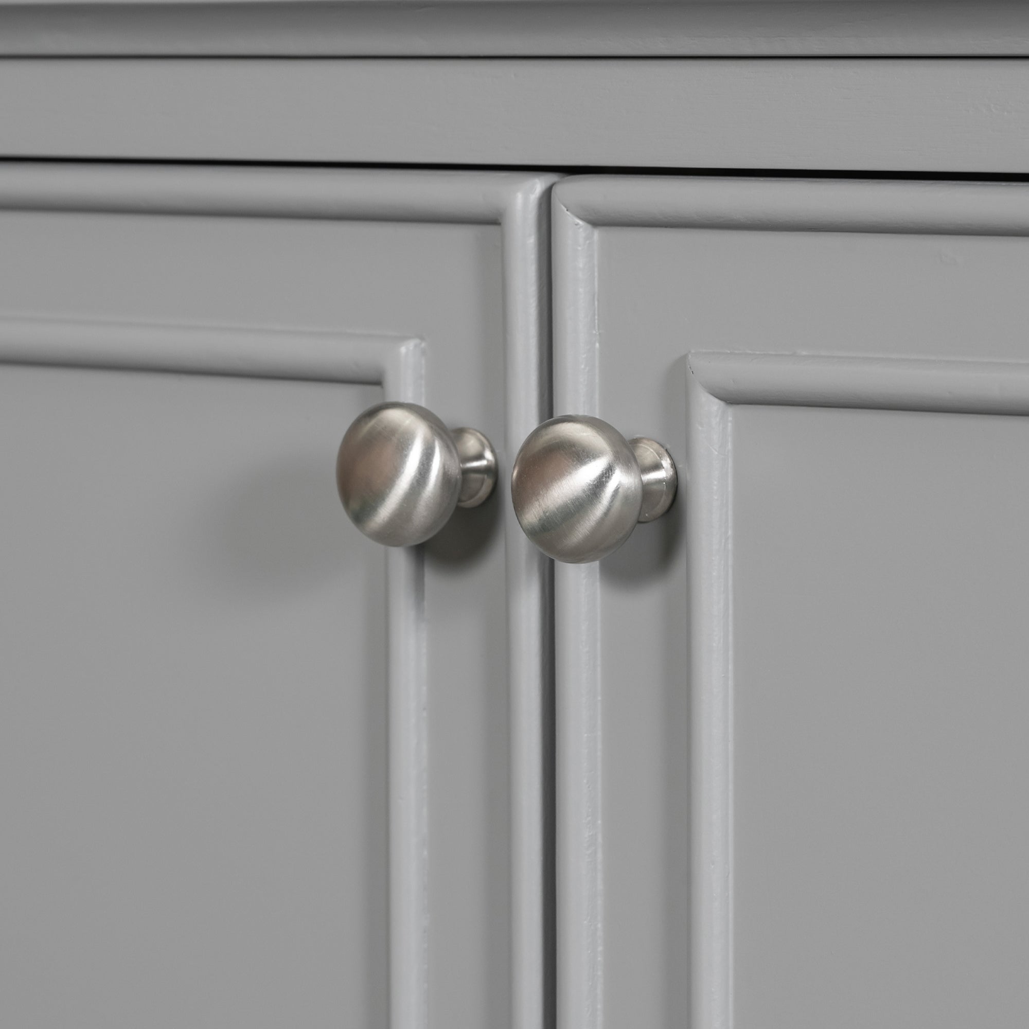 34.8" Tall Solid Wood with MDF 2-Door Freestanding with Basin