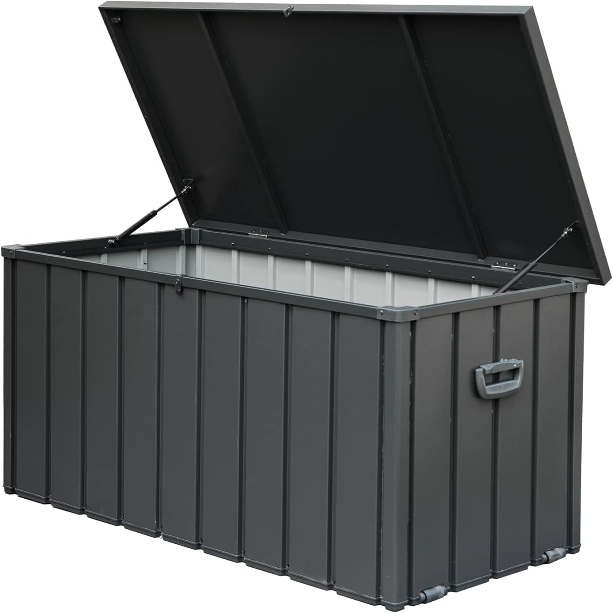 160 Gal. Outdoor Steel Storage Deck Box     JMCPSTG01-16DG