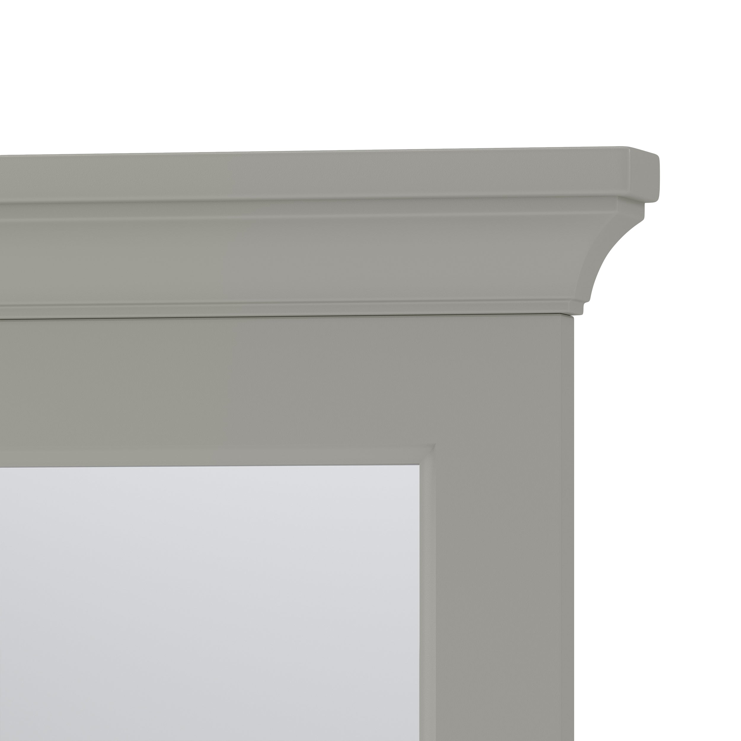 Rectangular Framed Wall Mounted Bathroom Mirror