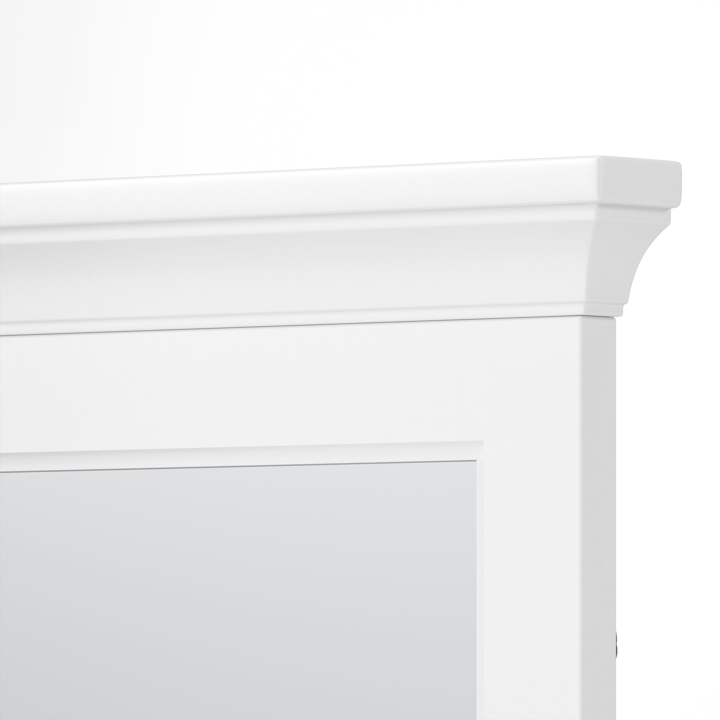 Rectangular Framed Wall Mounted Bathroom Mirror