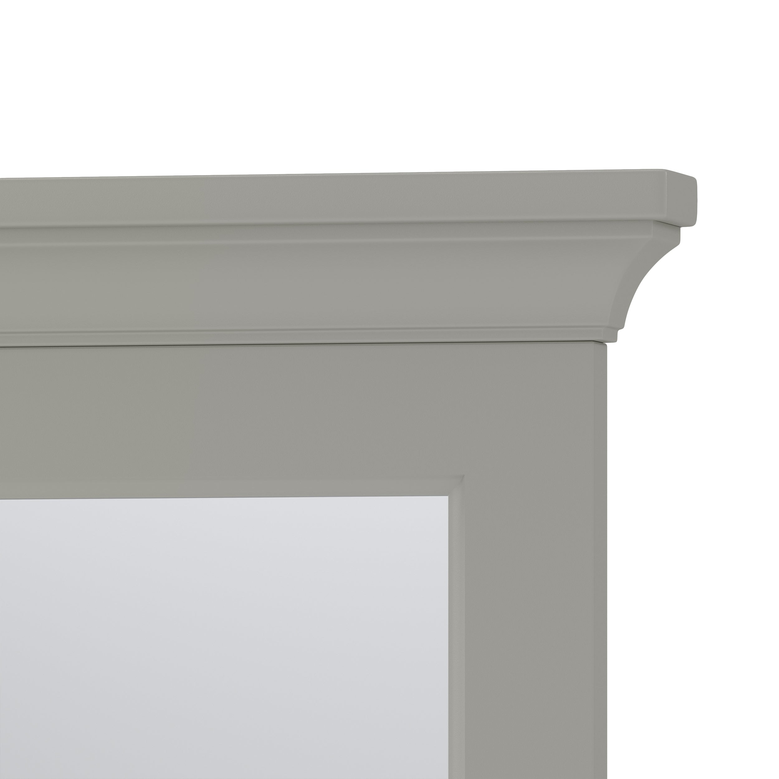 Rectangular Framed Wall Mounted Bathroom Mirror