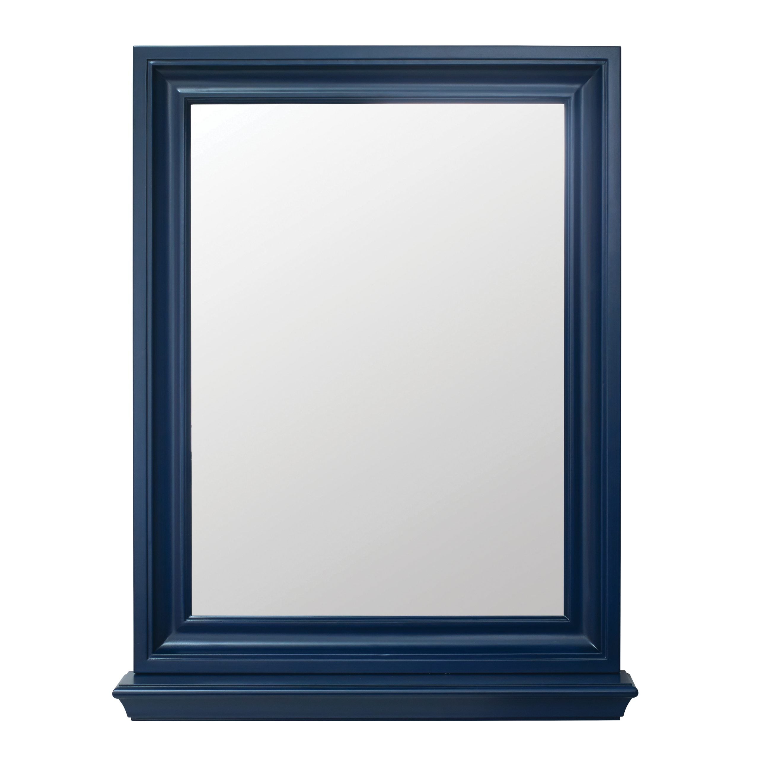 Rectangular Framed Wall Mounted Bathroom Vanity Mirror