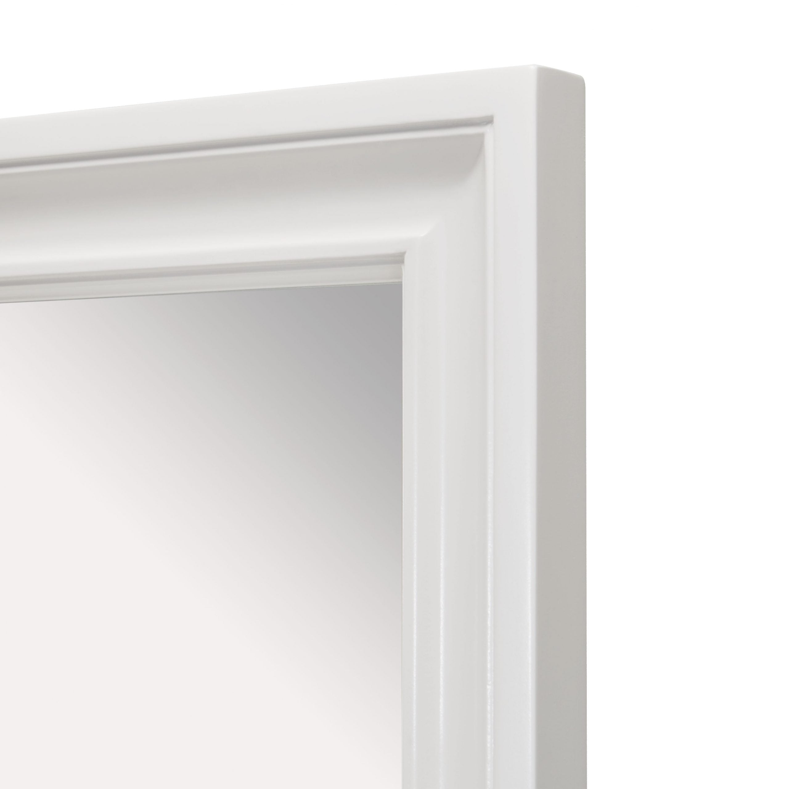 Rectangular Framed Wall Mounted Bathroom Vanity Mirror