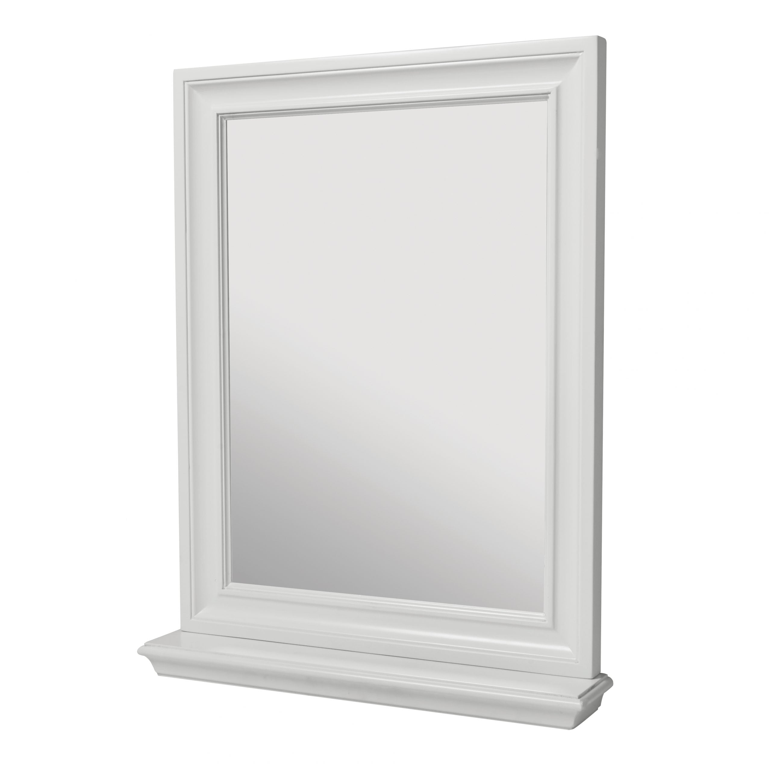 Rectangular Framed Wall Mounted Bathroom Vanity Mirror