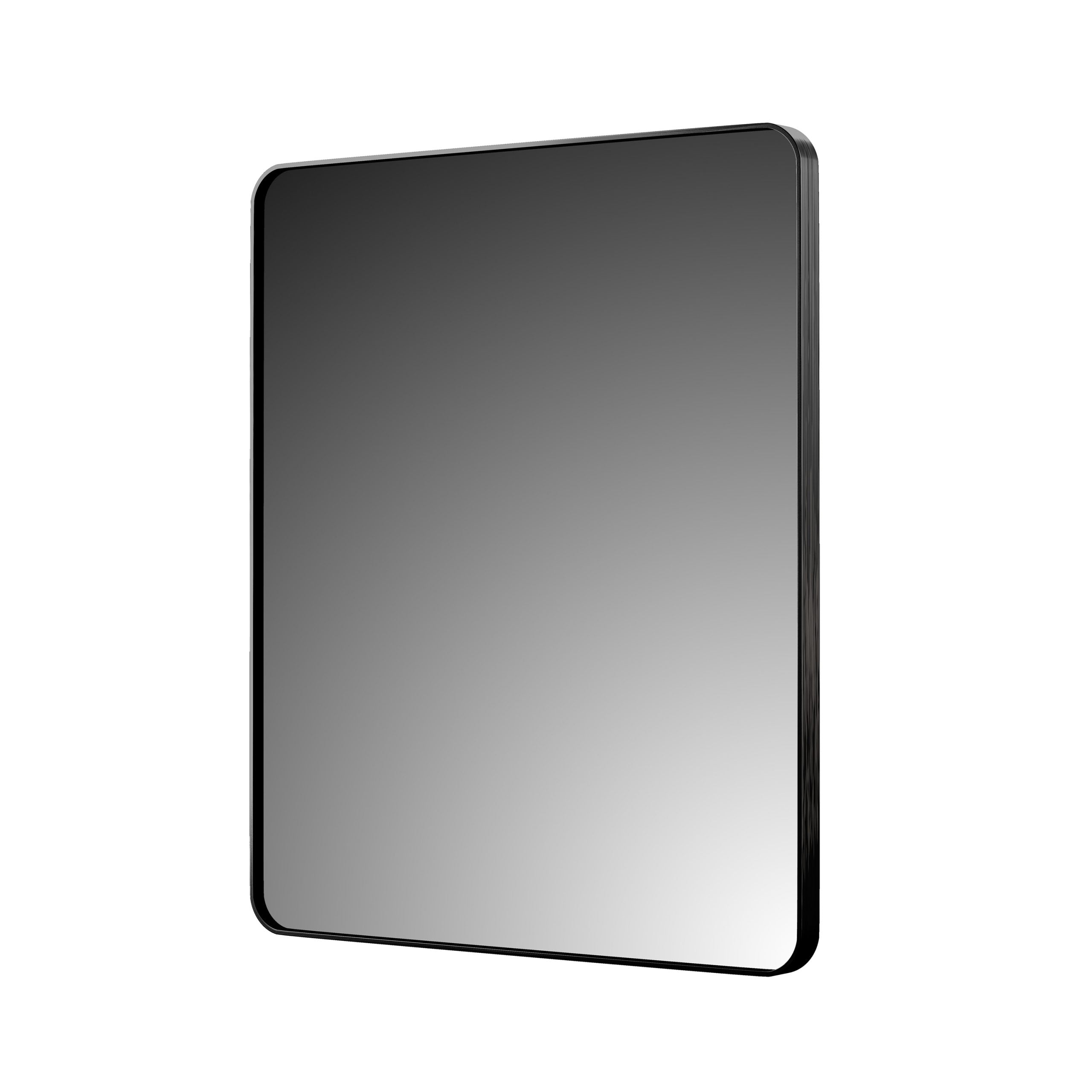 Rectangular Aluminum Framed Wall Mounted Bathroom Mirror