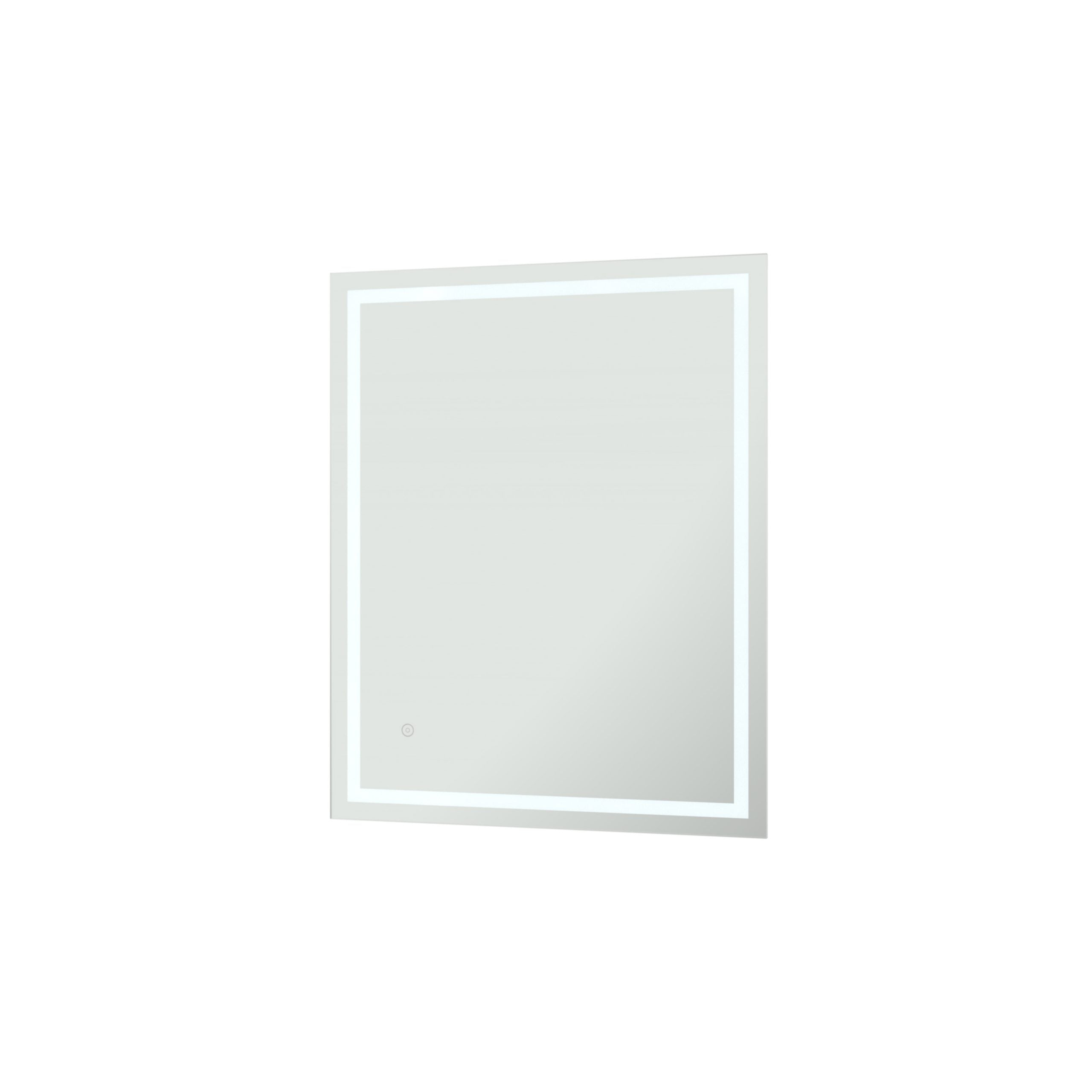 Rectangular Frameless Dimmable Anti-Fog Wall Mounted LED Bathroom Vanity Mirror