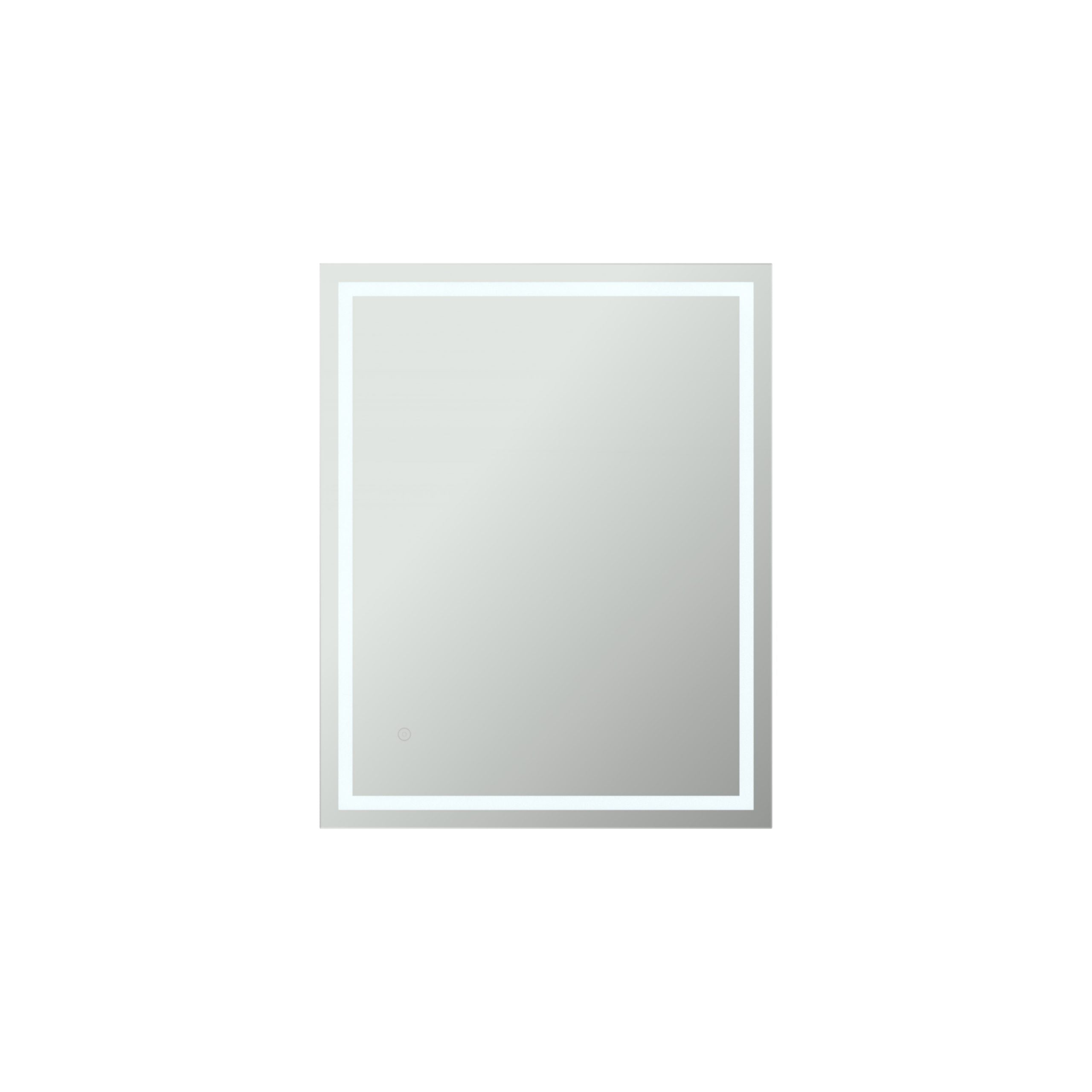 Rectangular Frameless Dimmable Anti-Fog Wall Mounted LED Bathroom Vanity Mirror