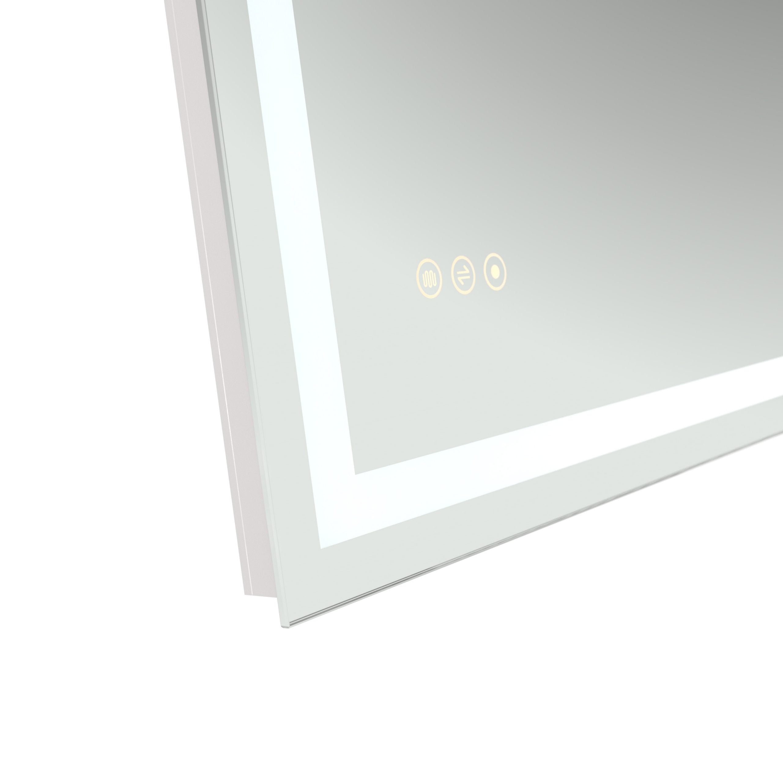 Rectangular Frameless Dimmable Anti-Fog Wall Mounted LED Bathroom Vanity Mirror(CRMBM08)