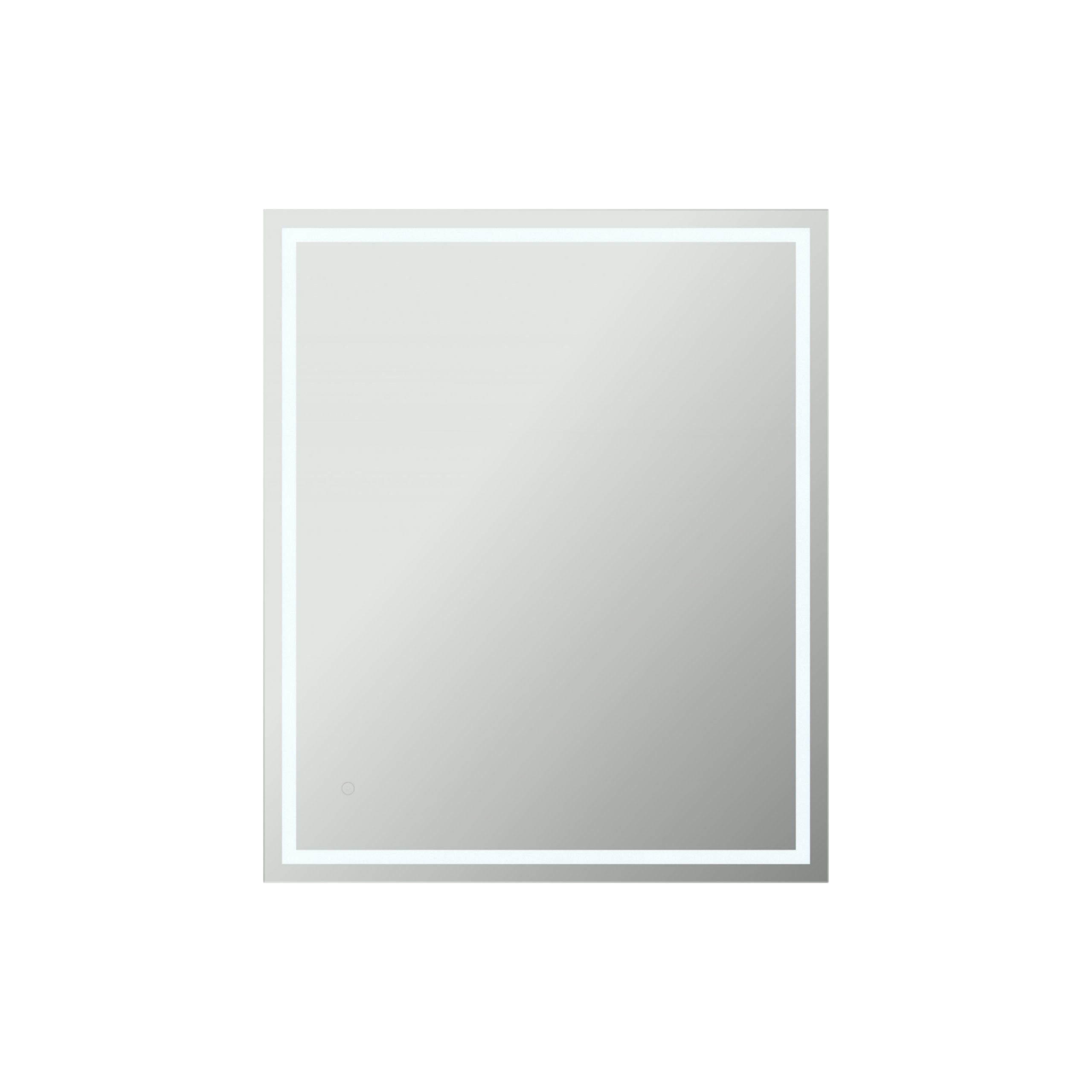 Rectangular Frameless Dimmable Anti-Fog Wall Mounted LED Bathroom Vanity Mirror