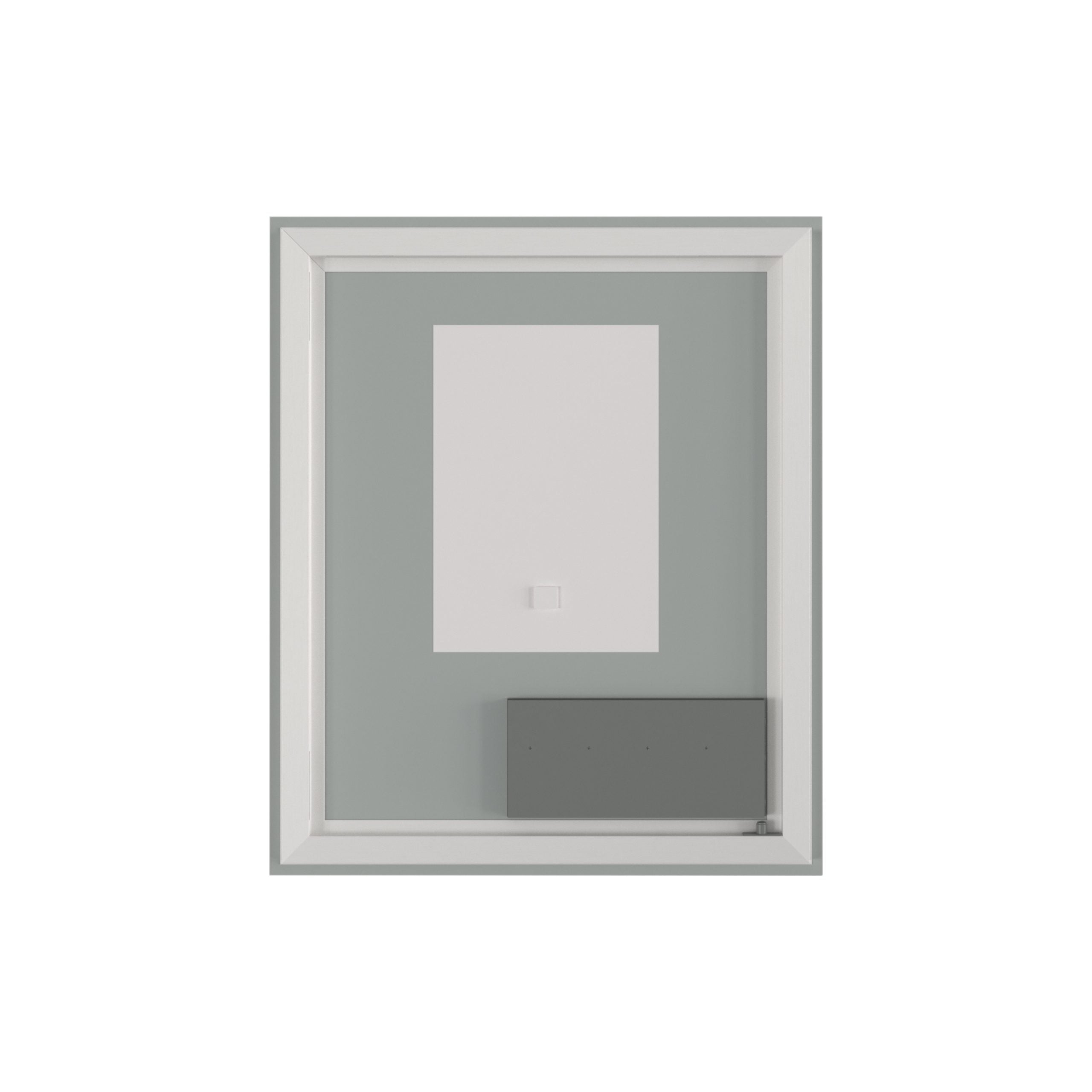 Rectangular Frameless Dimmable Anti-Fog Wall Mounted LED Bathroom Vanity Mirror