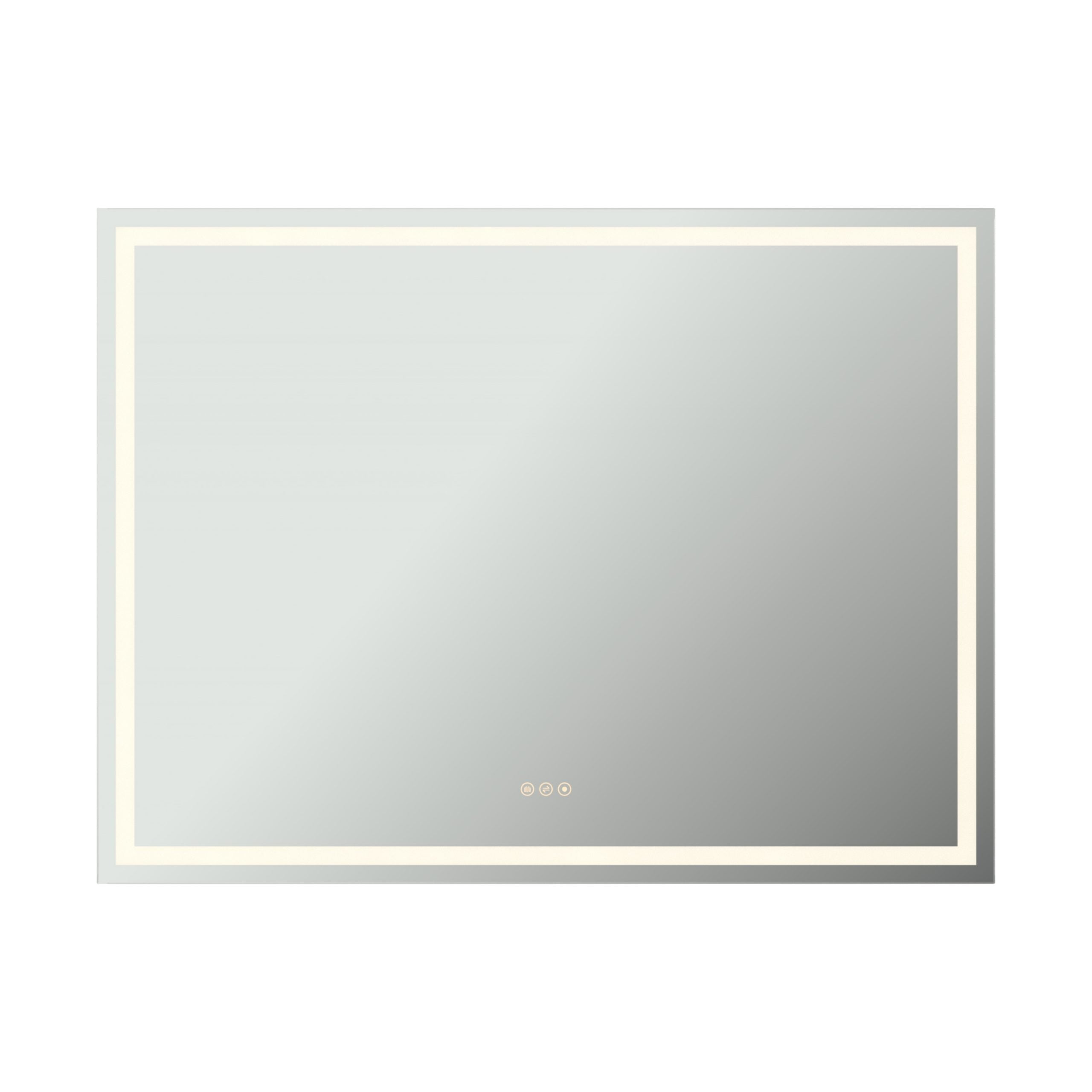 Rectangular Frameless Dimmable Anti-Fog Wall Mounted LED Bathroom Vanity Mirror(CRMBM08)