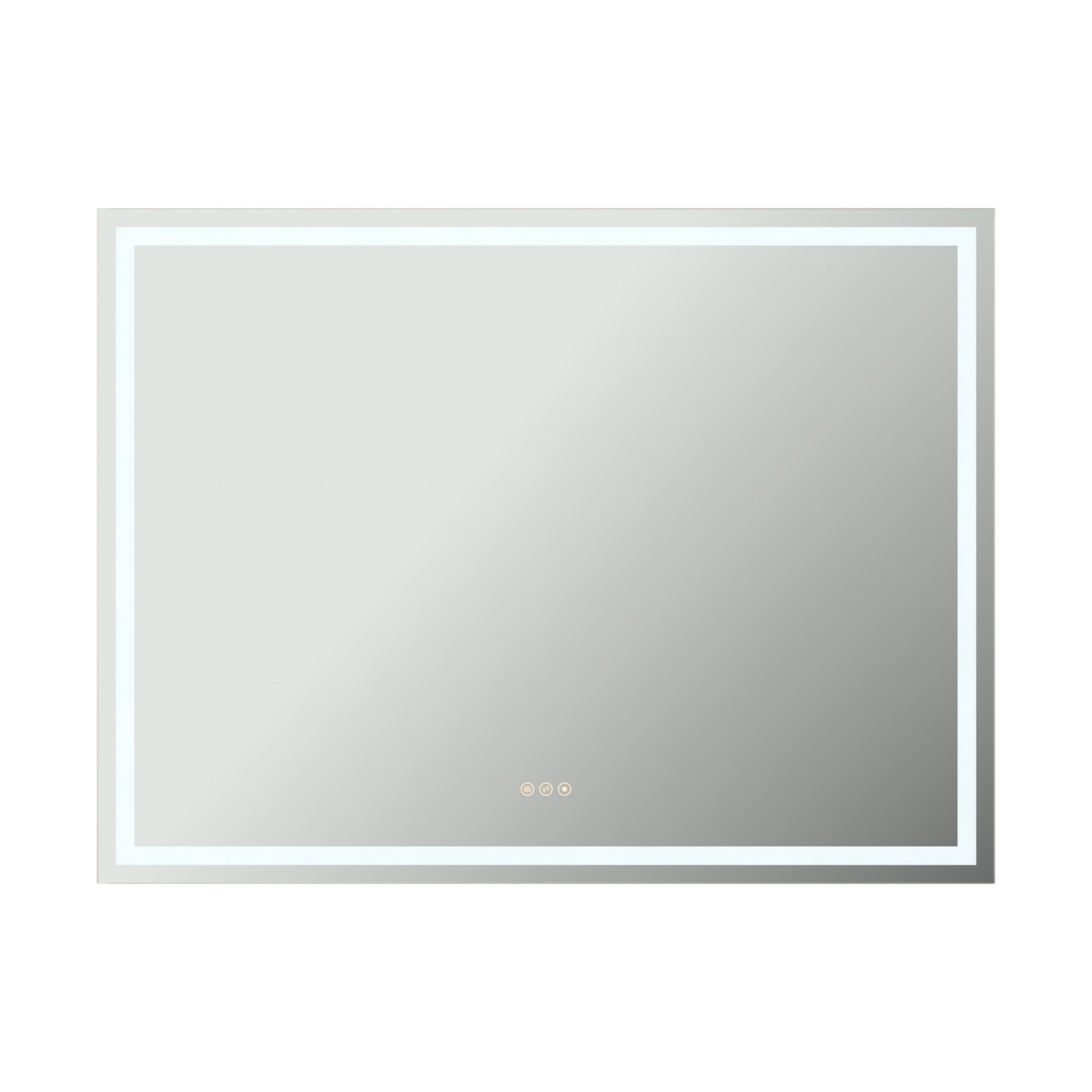 Rectangular Frameless Dimmable Anti-Fog Wall Mounted LED Bathroom Vanity Mirror(CRMBM08)