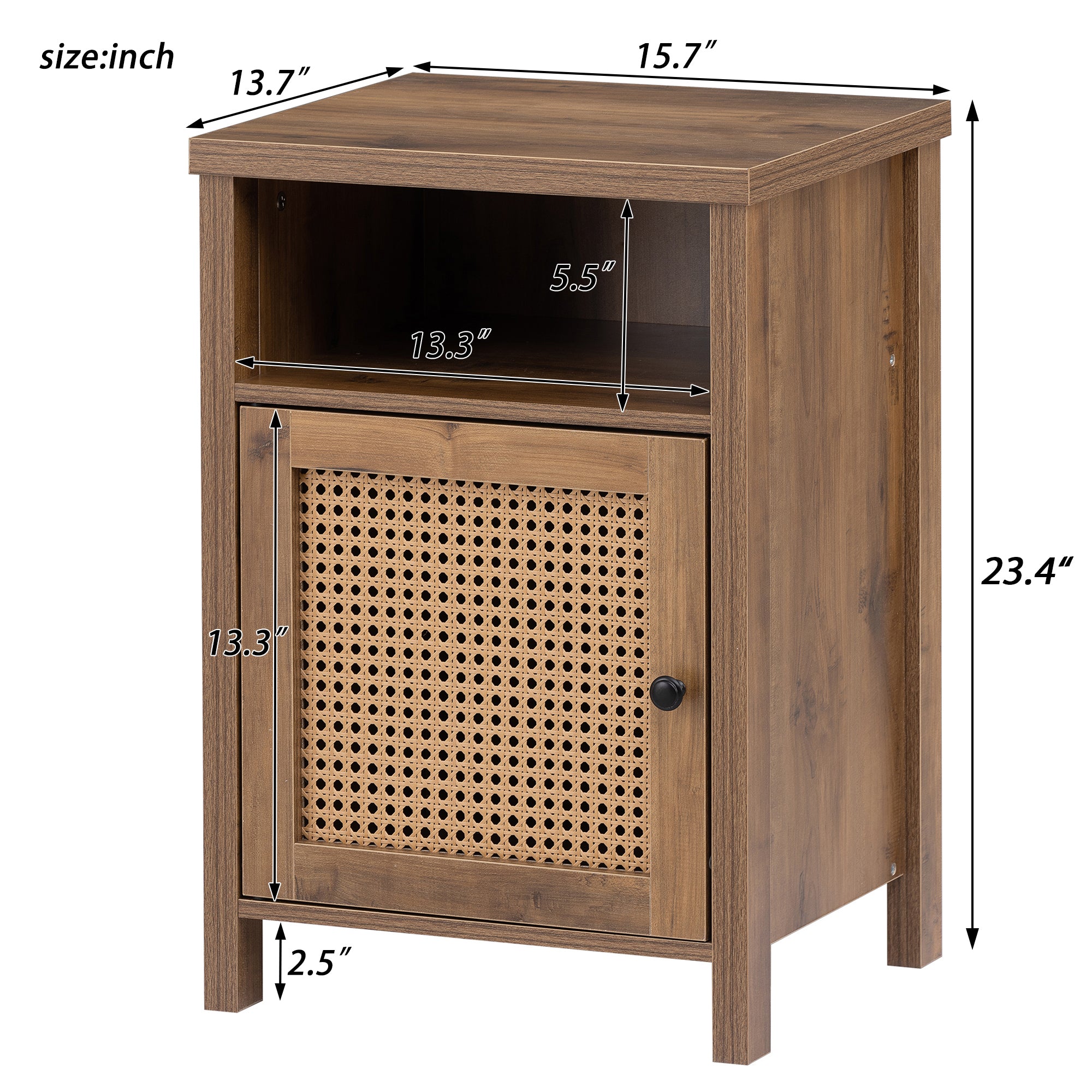 52 in.W TV Stand in Yellow with Removable Door and Shelf