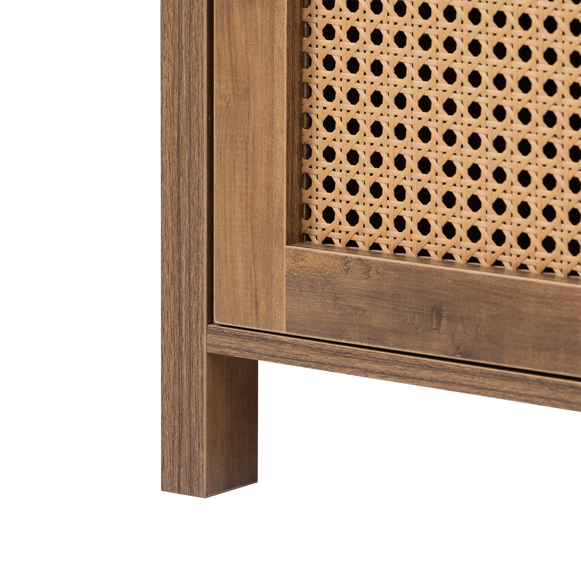 52 in.W TV Stand in Yellow with Removable Door and Shelf
