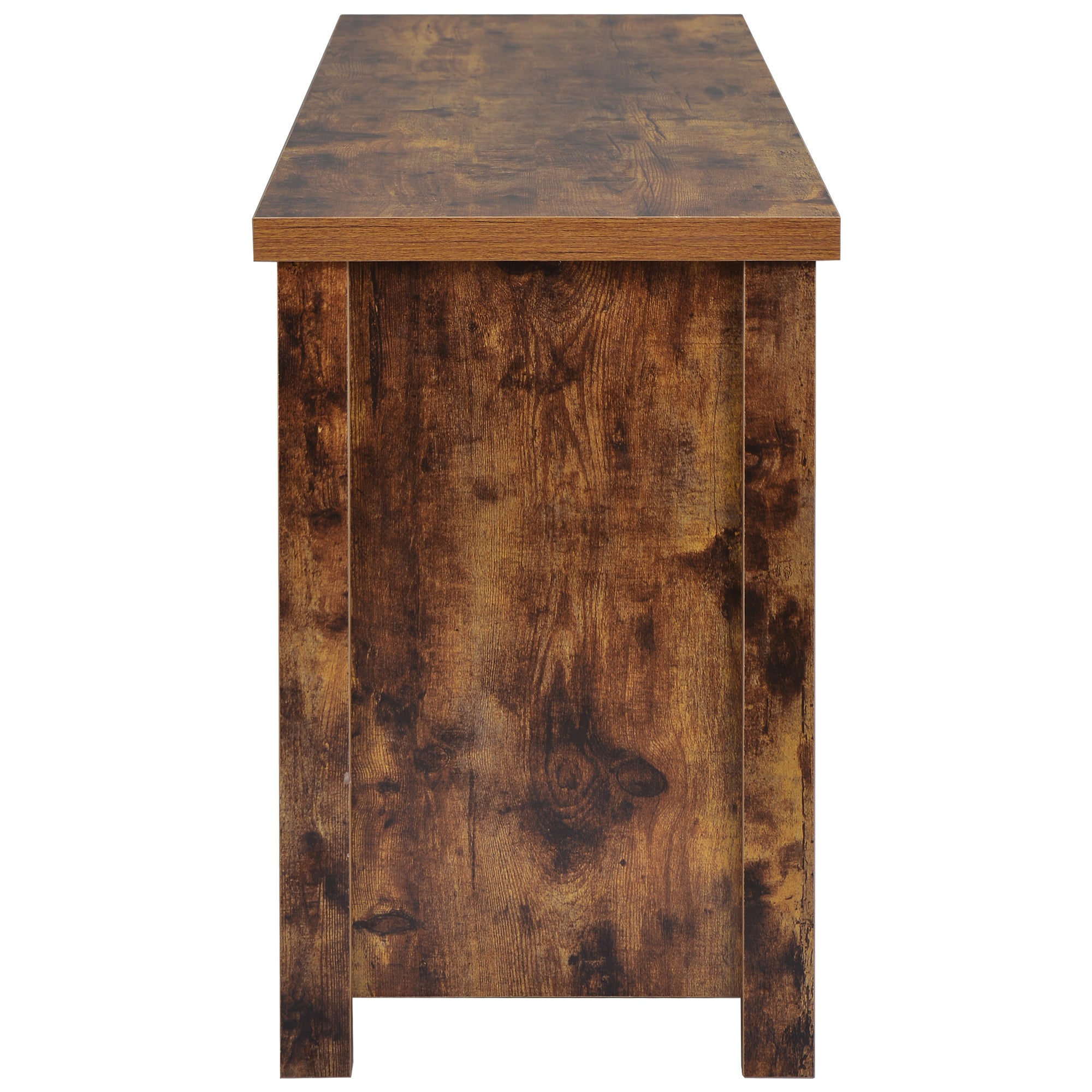 52 in.W TV Stand in Yellow with Removable Door and Shelf